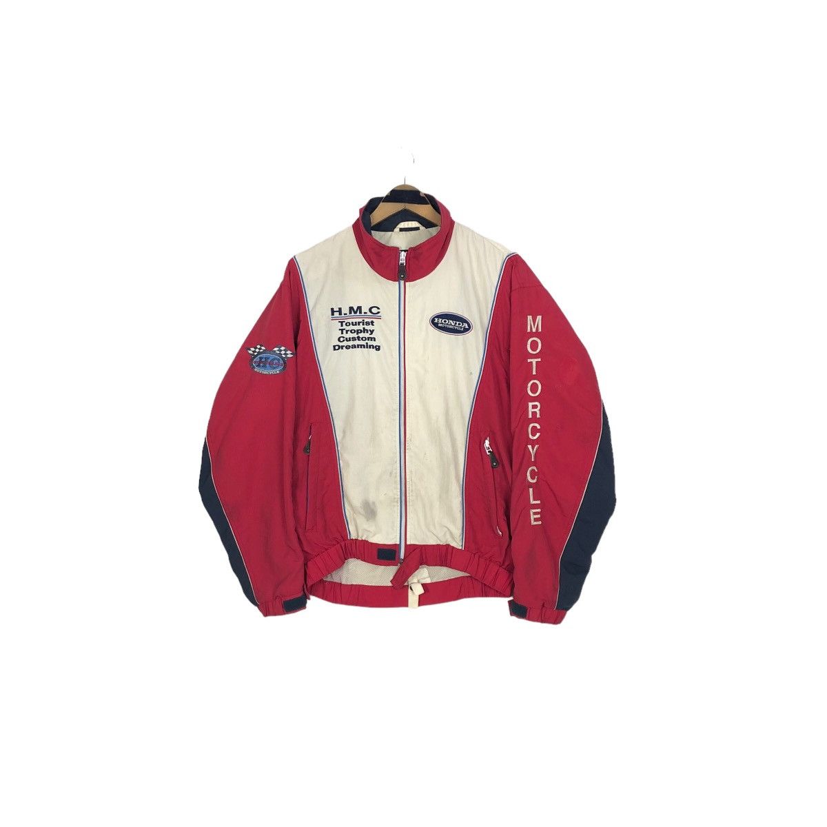 Honda × Vintage Vintage 90s Honda Classics Motorcycle Light Rider Jacket Size US L / EU 52-54 / 3 - 2 Thumbnail