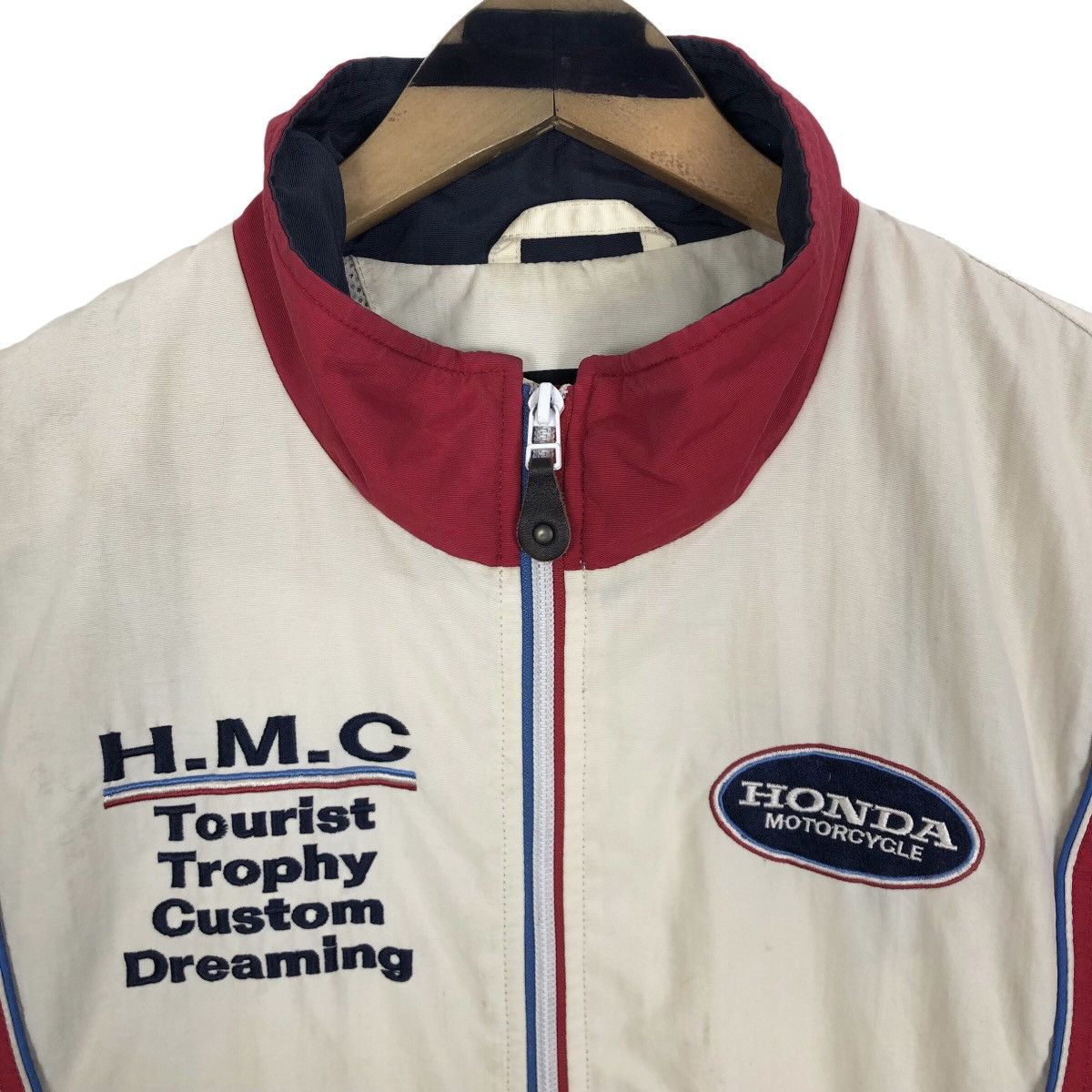 Honda × Vintage Vintage 90s Honda Classics Motorcycle Light Rider Jacket Size US L / EU 52-54 / 3 - 3 Thumbnail