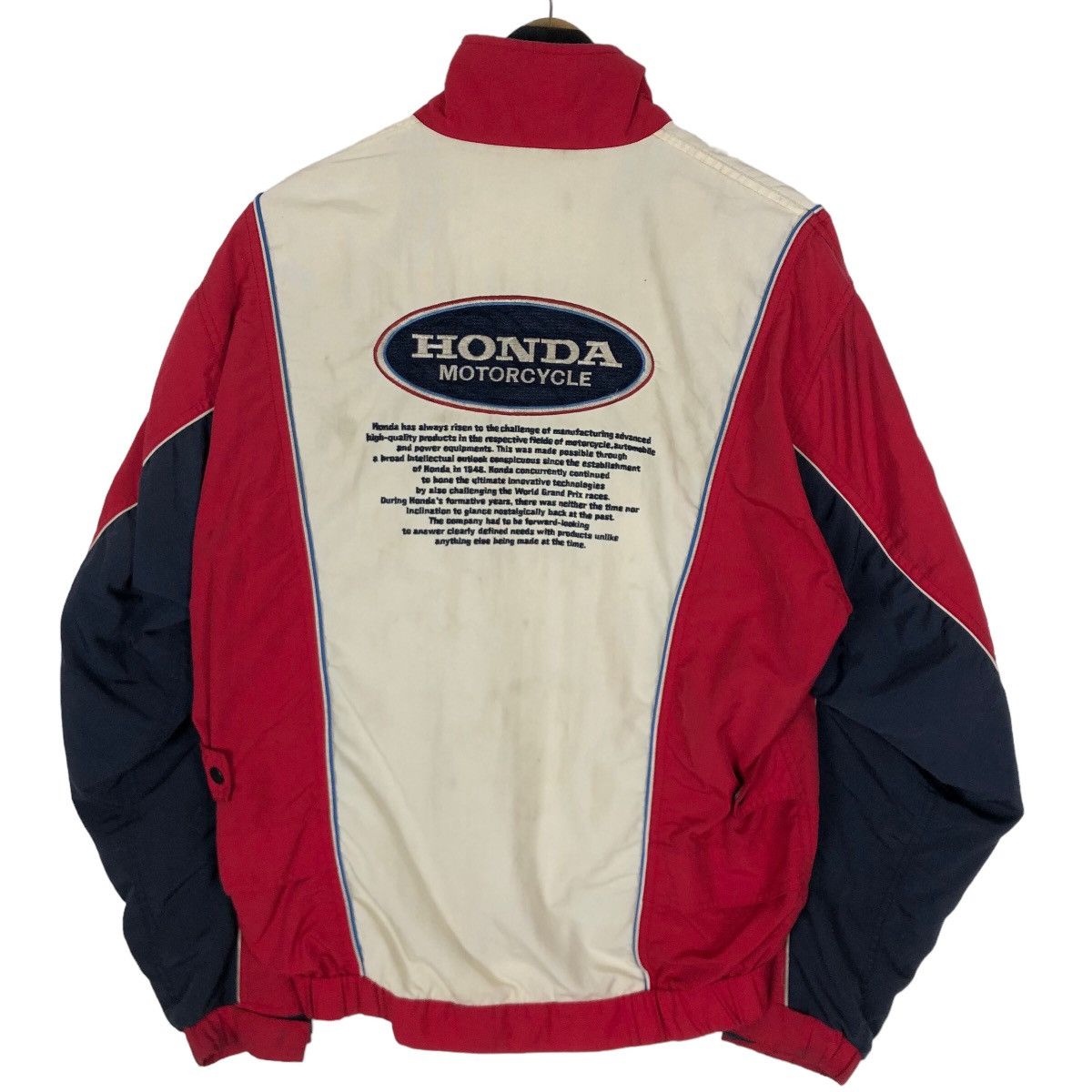 Honda × Vintage Vintage 90s Honda Classics Motorcycle Light Rider Jacket Size US L / EU 52-54 / 3 - 14 Thumbnail