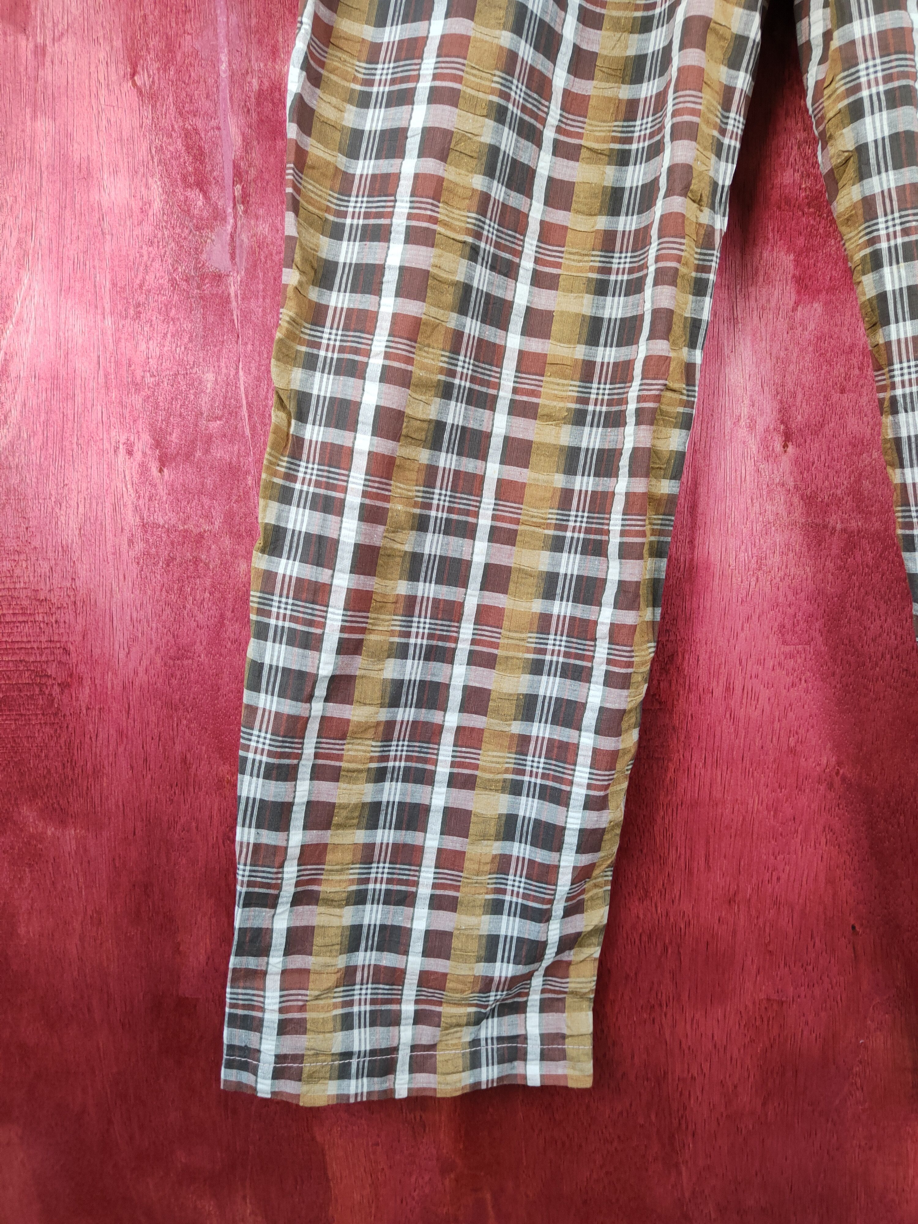 Japanese Brand Japan checkered punk casual Brown Pant #S325 Size US 29 - 11 Thumbnail