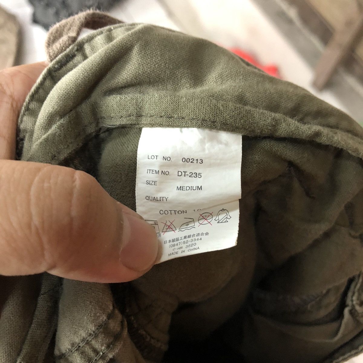 Japanese Brand Double Edge faded Green multi pocket Cargo Pants #3976 Size US 30 / EU 46 - 19 Thumbnail