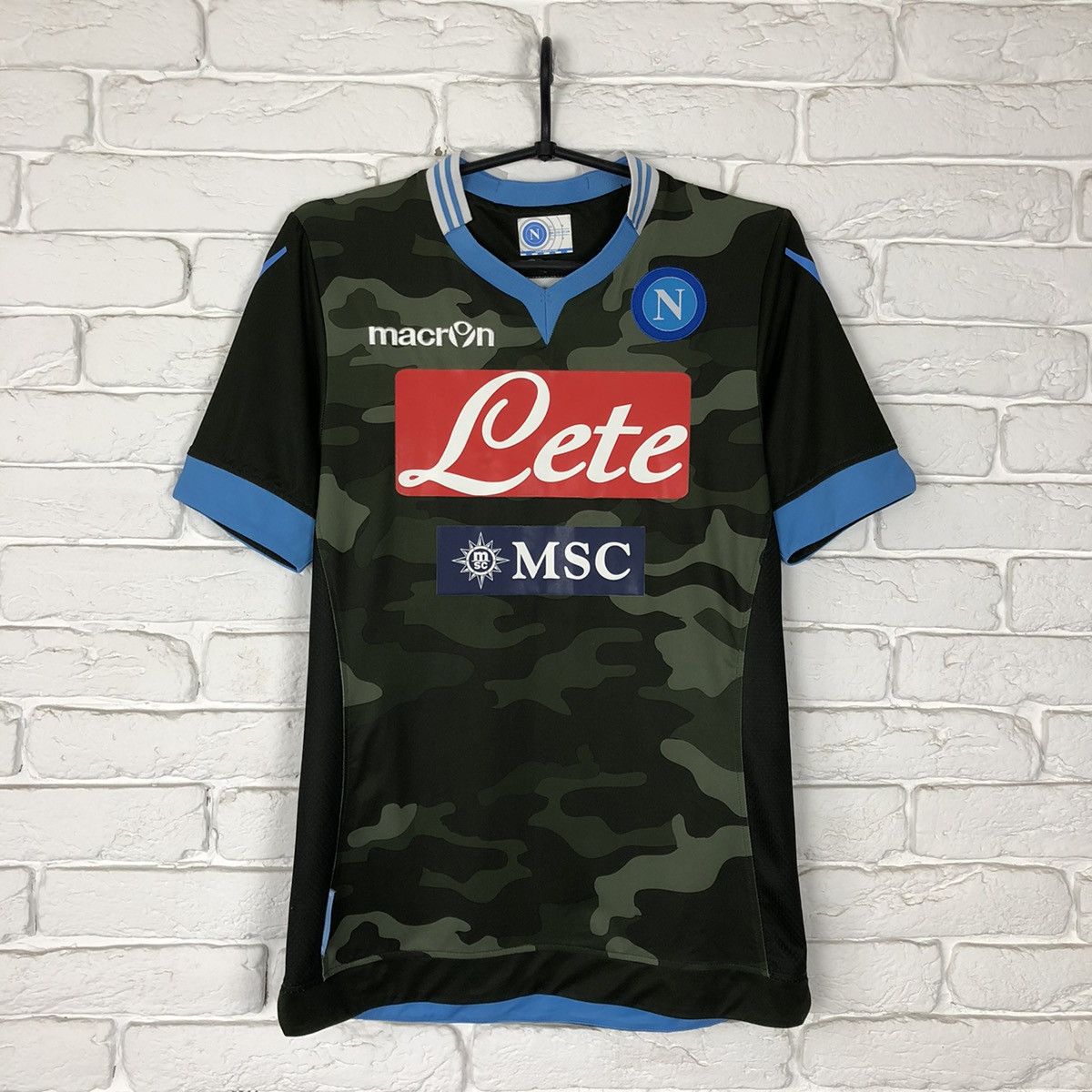 Macron Napoli Insigne 2013 2014 third jersey Size US S / EU 44-46 / 1 - 1 Thumbnail