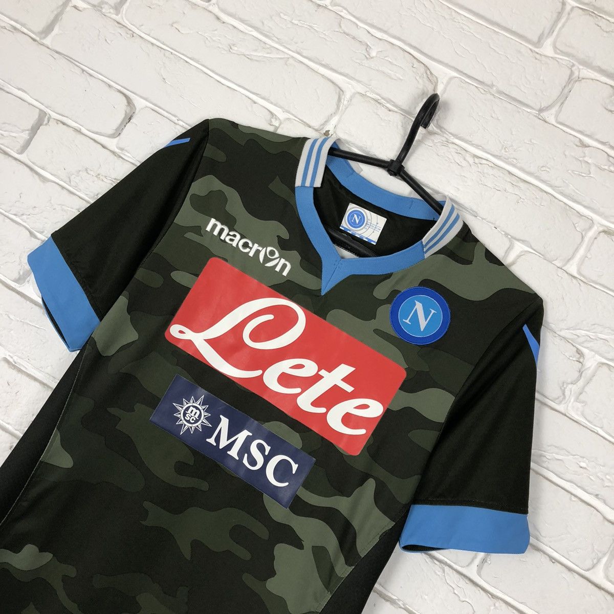 Macron Napoli Insigne 2013 2014 third jersey Size US S / EU 44-46 / 1 - 3 Thumbnail