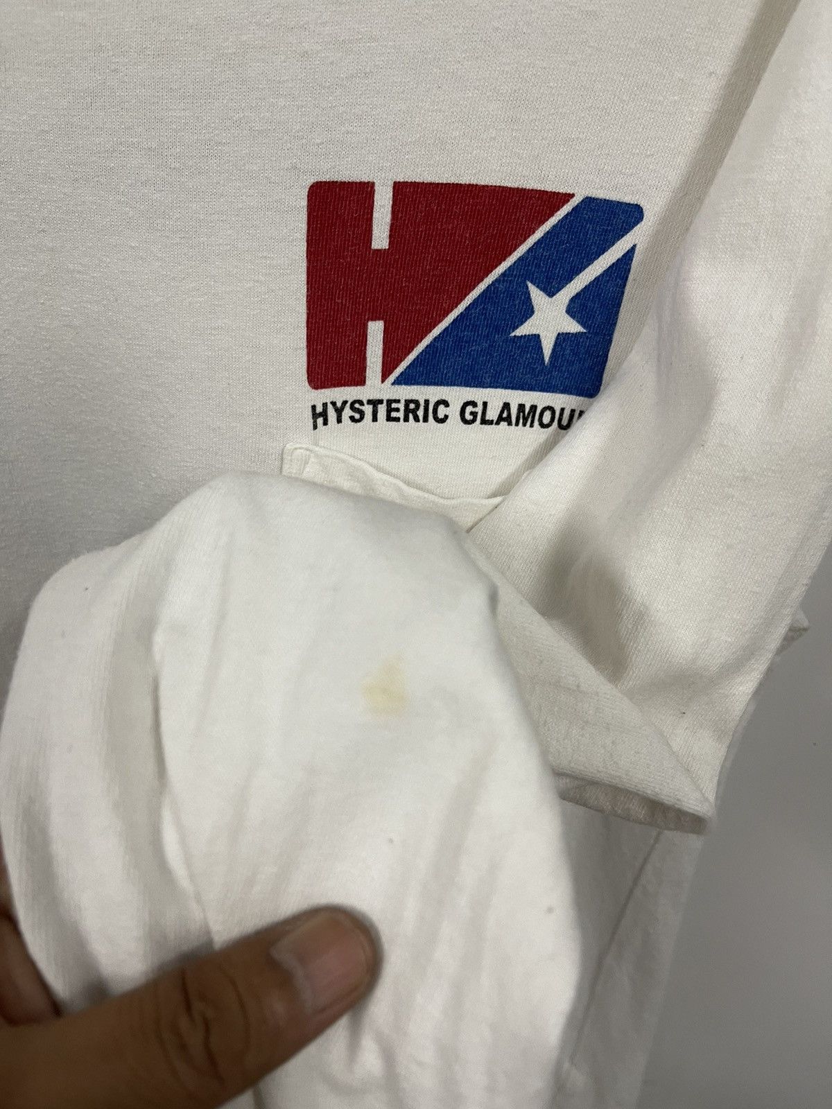 Hysteric Glamour × Vintage Vintage 90s Hysteric Glamour Work Wear T shirt Size US S / EU 44-46 / 1 - 5 Thumbnail