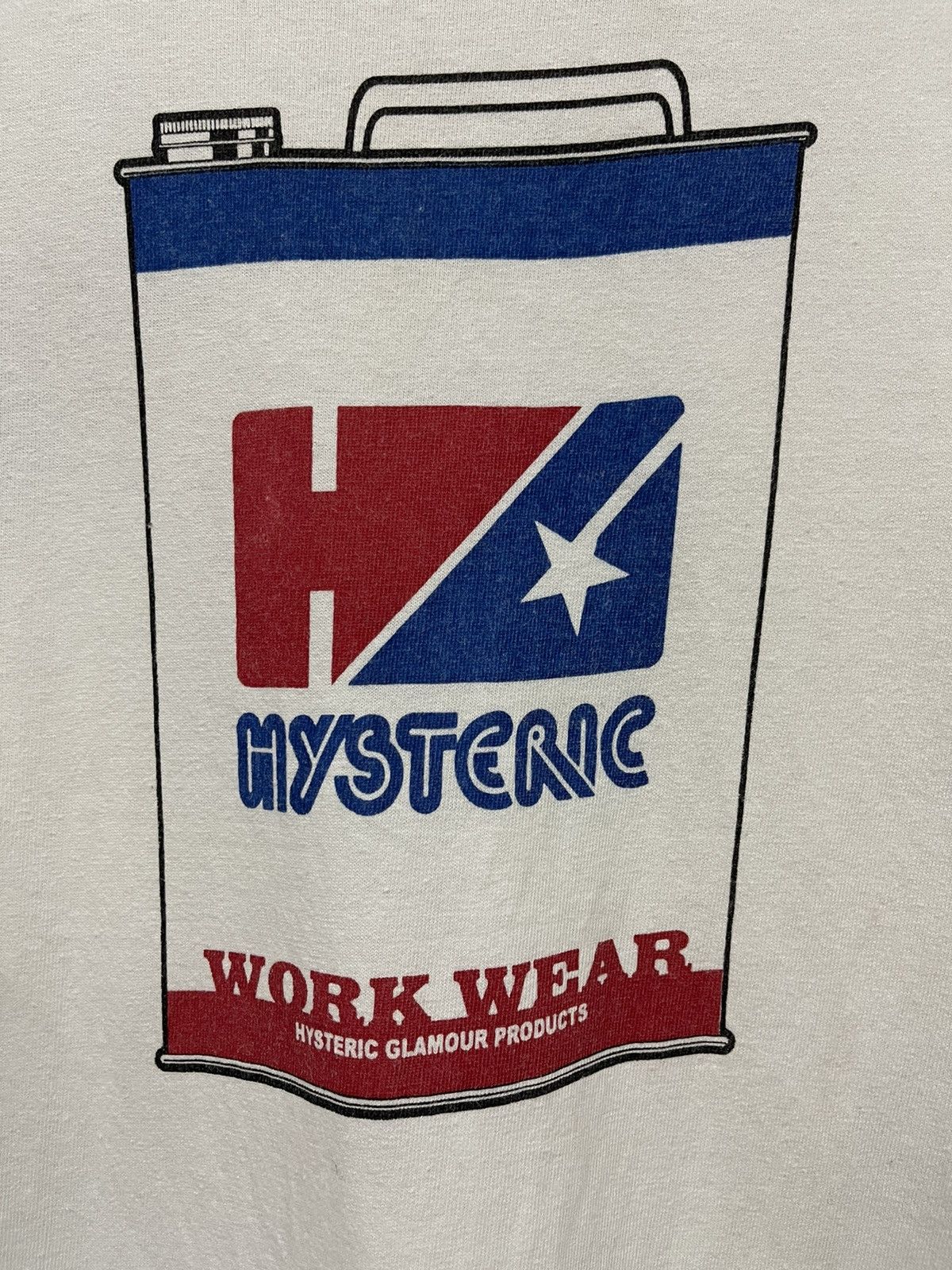 Hysteric Glamour × Vintage Vintage 90s Hysteric Glamour Work Wear T shirt Size US S / EU 44-46 / 1 - 3 Thumbnail