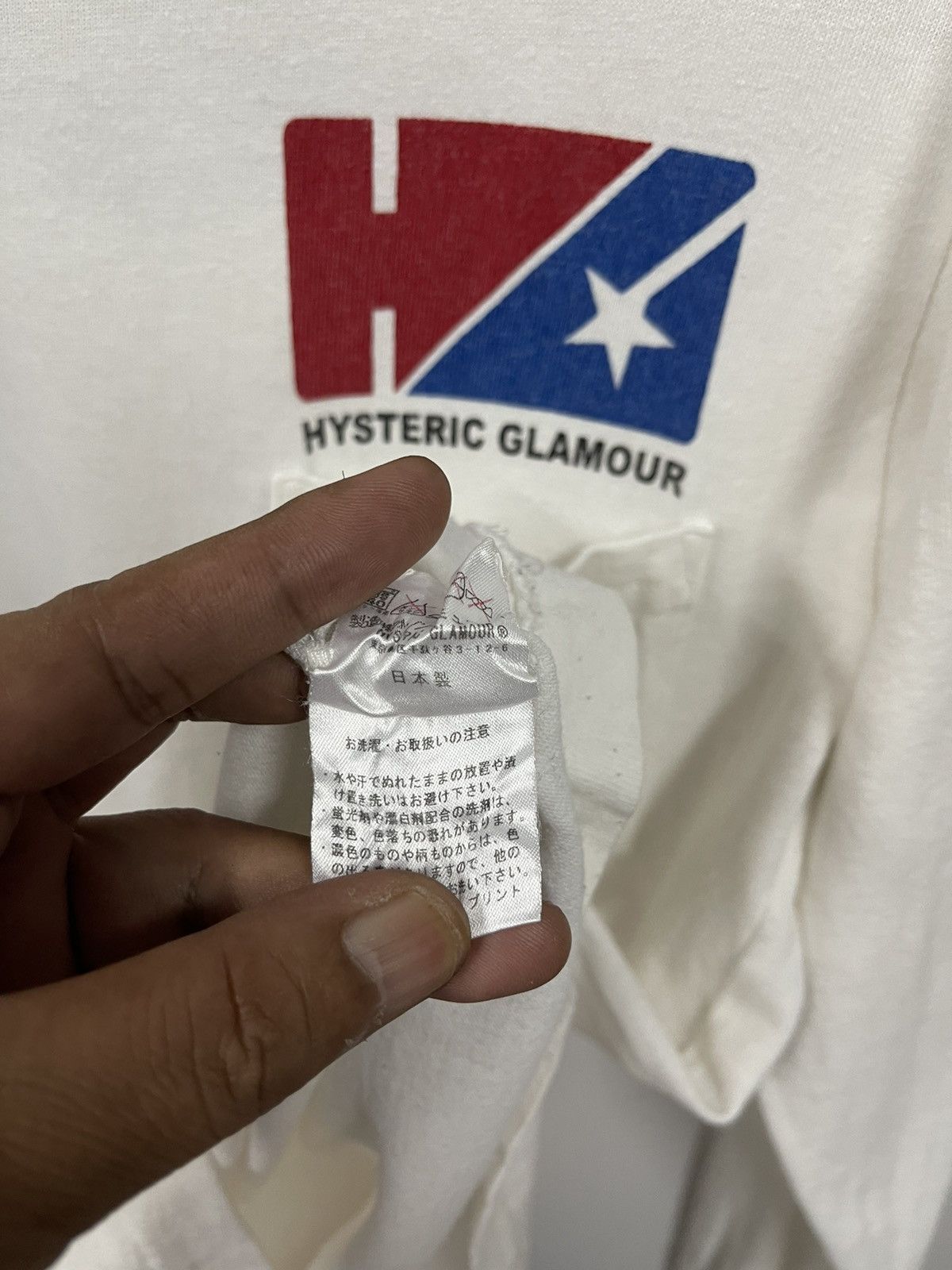 Hysteric Glamour × Vintage Vintage 90s Hysteric Glamour Work Wear T shirt Size US S / EU 44-46 / 1 - 7 Thumbnail