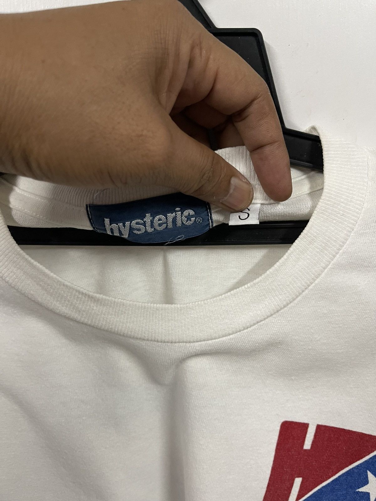 Hysteric Glamour × Vintage Vintage 90s Hysteric Glamour Work Wear T shirt Size US S / EU 44-46 / 1 - 10 Thumbnail