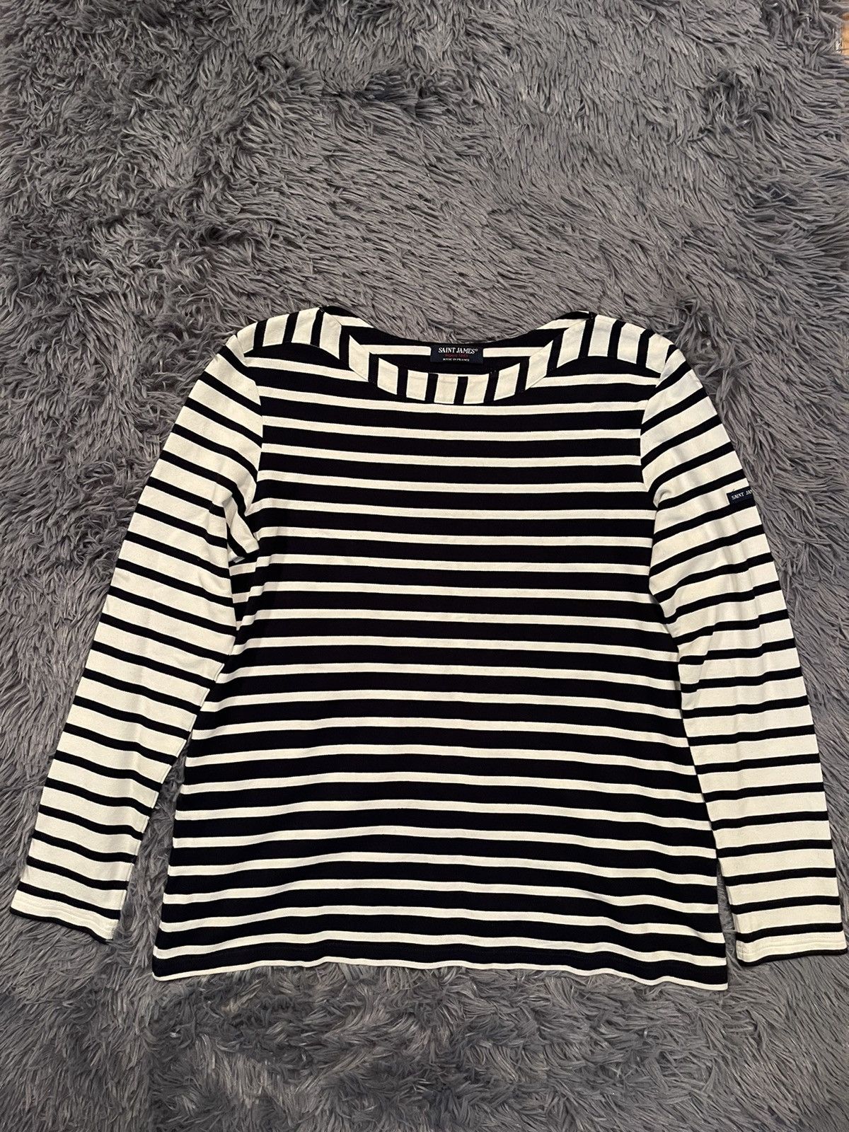 A$AP Rocky × Saint James × Vintage Saint James vintage 90s ASAP Rocky striped longsleeve Size US S / EU 44-46 / 1 - 1 Thumbnail