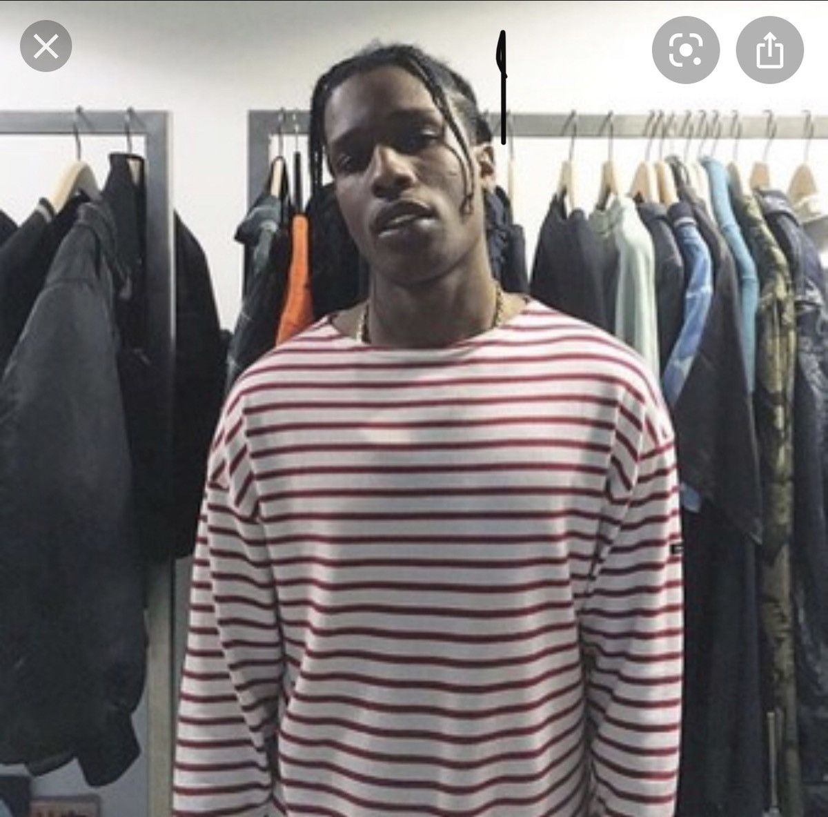 A$AP Rocky × Saint James × Vintage Saint James vintage 90s ASAP Rocky striped longsleeve Size US S / EU 44-46 / 1 - 2 Thumbnail