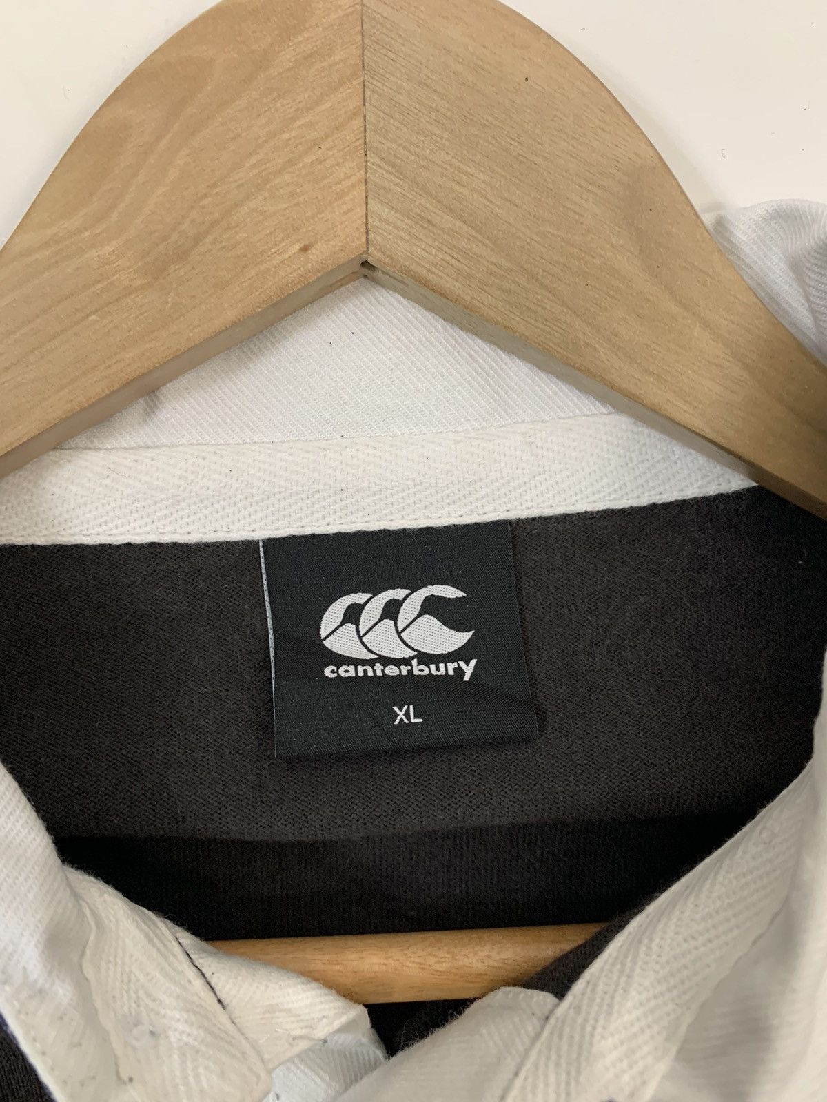 Canterbury of New Zealand Canterbury Faded Long Sleeve Polo Tee Size US L / EU 52-54 / 3 - 5 Thumbnail