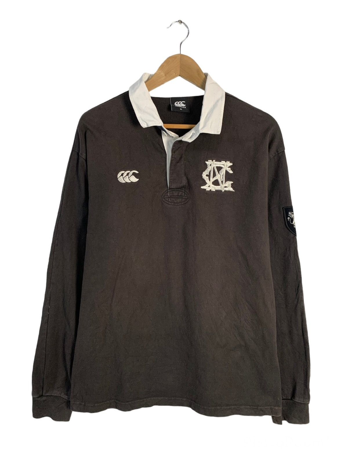 Canterbury of New Zealand Canterbury Faded Long Sleeve Polo Tee Size US L / EU 52-54 / 3 - 1 Thumbnail
