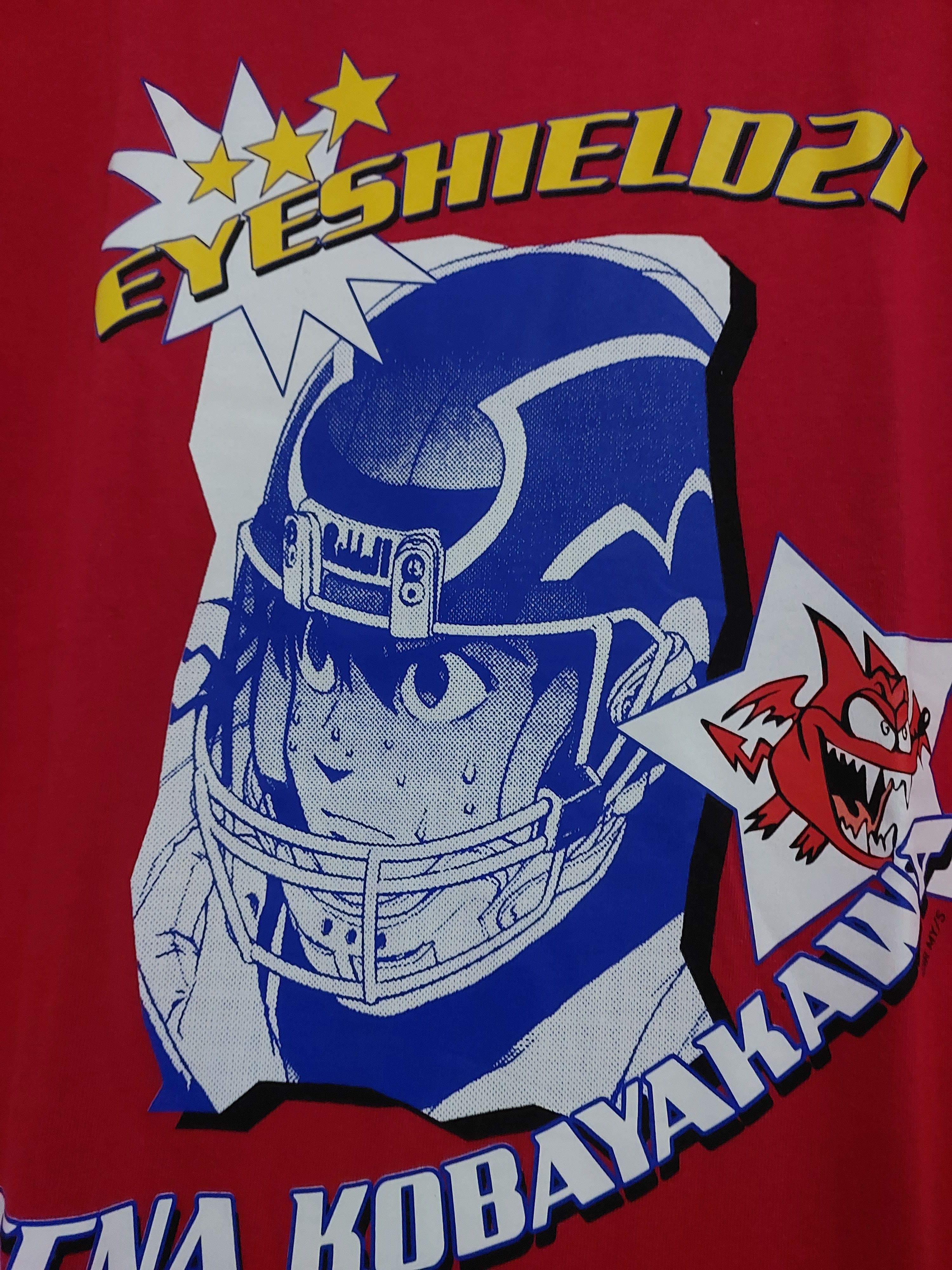 Anime VINTAGE ANIME EYESHIELD 21 MANGA SENA KOBAYAKAWA T-SHIRT Size US M / EU 48-50 / 2 - 8 Thumbnail