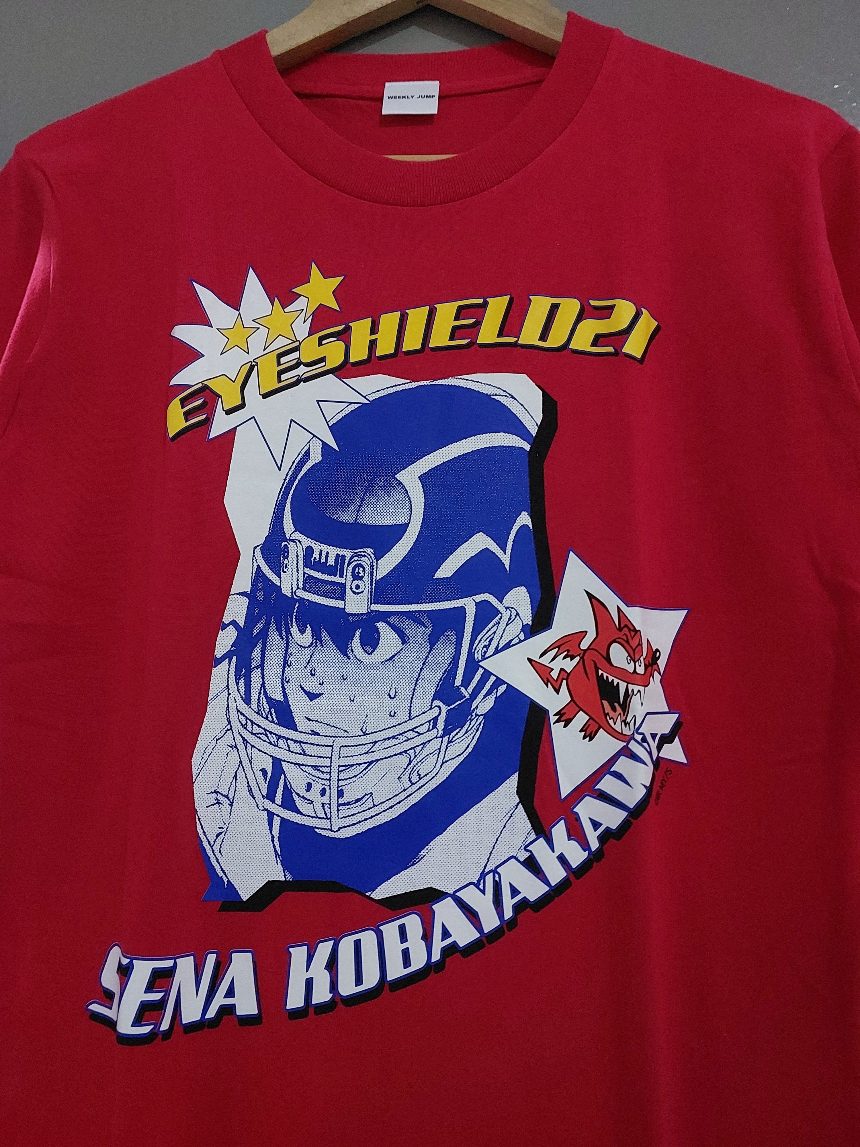 Anime VINTAGE ANIME EYESHIELD 21 MANGA SENA KOBAYAKAWA T-SHIRT Size US M / EU 48-50 / 2 - 10 Thumbnail
