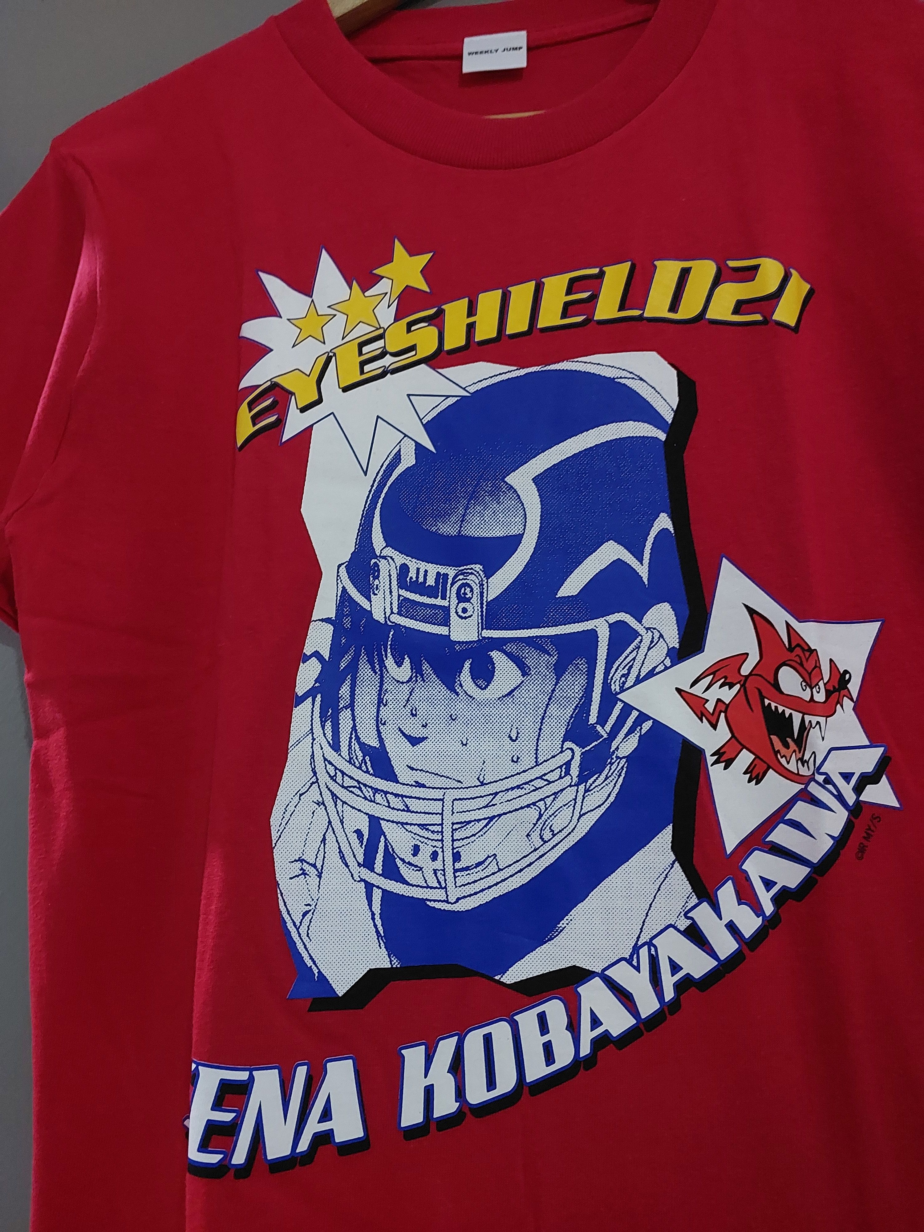 Anime VINTAGE ANIME EYESHIELD 21 MANGA SENA KOBAYAKAWA T-SHIRT Size US M / EU 48-50 / 2 - 5 Thumbnail