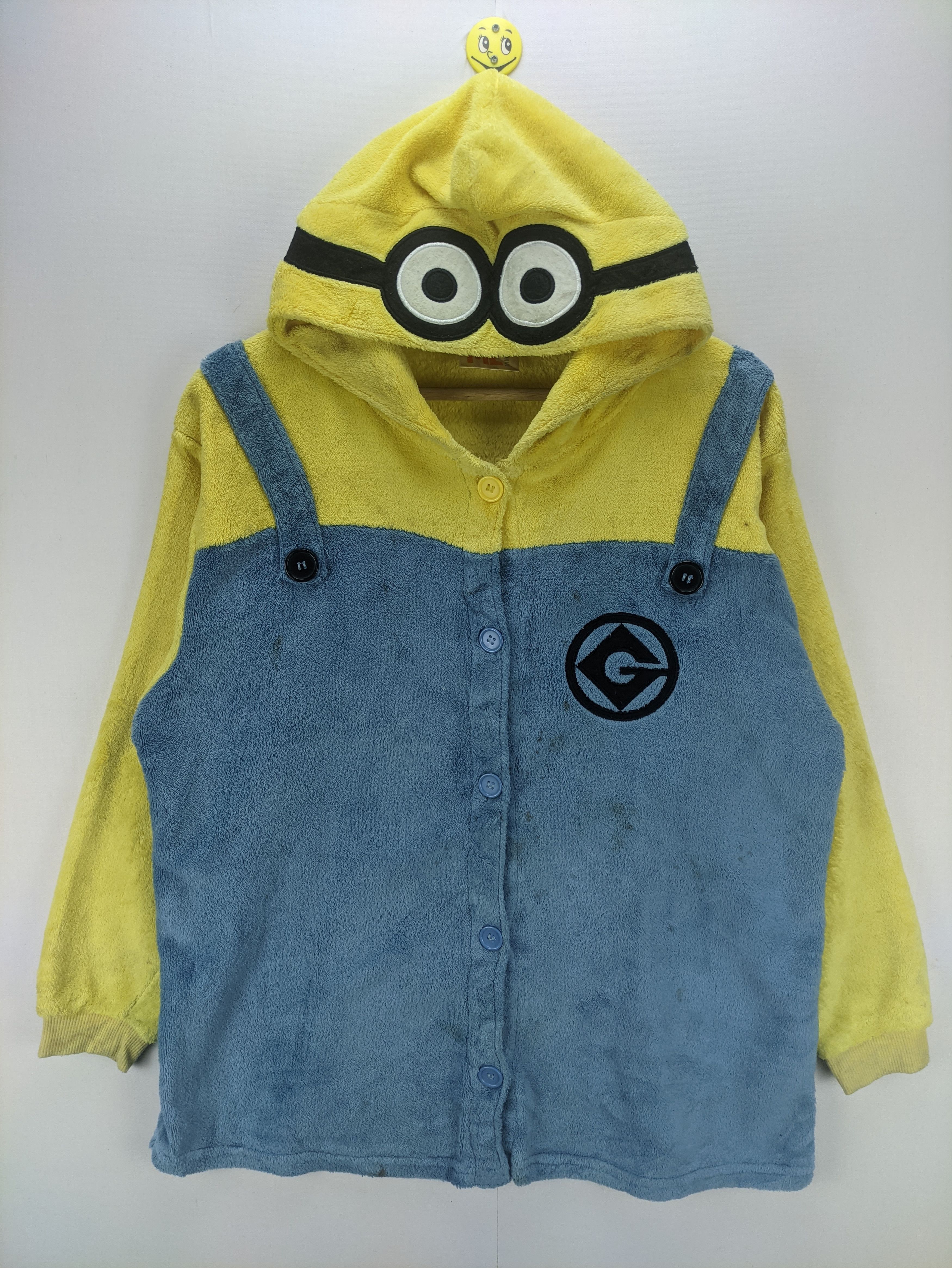 Cartoon Network Steals🔥Fleece Jacket Button Up by Discipable Me Minion Head Size US M / EU 48-50 / 2 - 1 Thumbnail