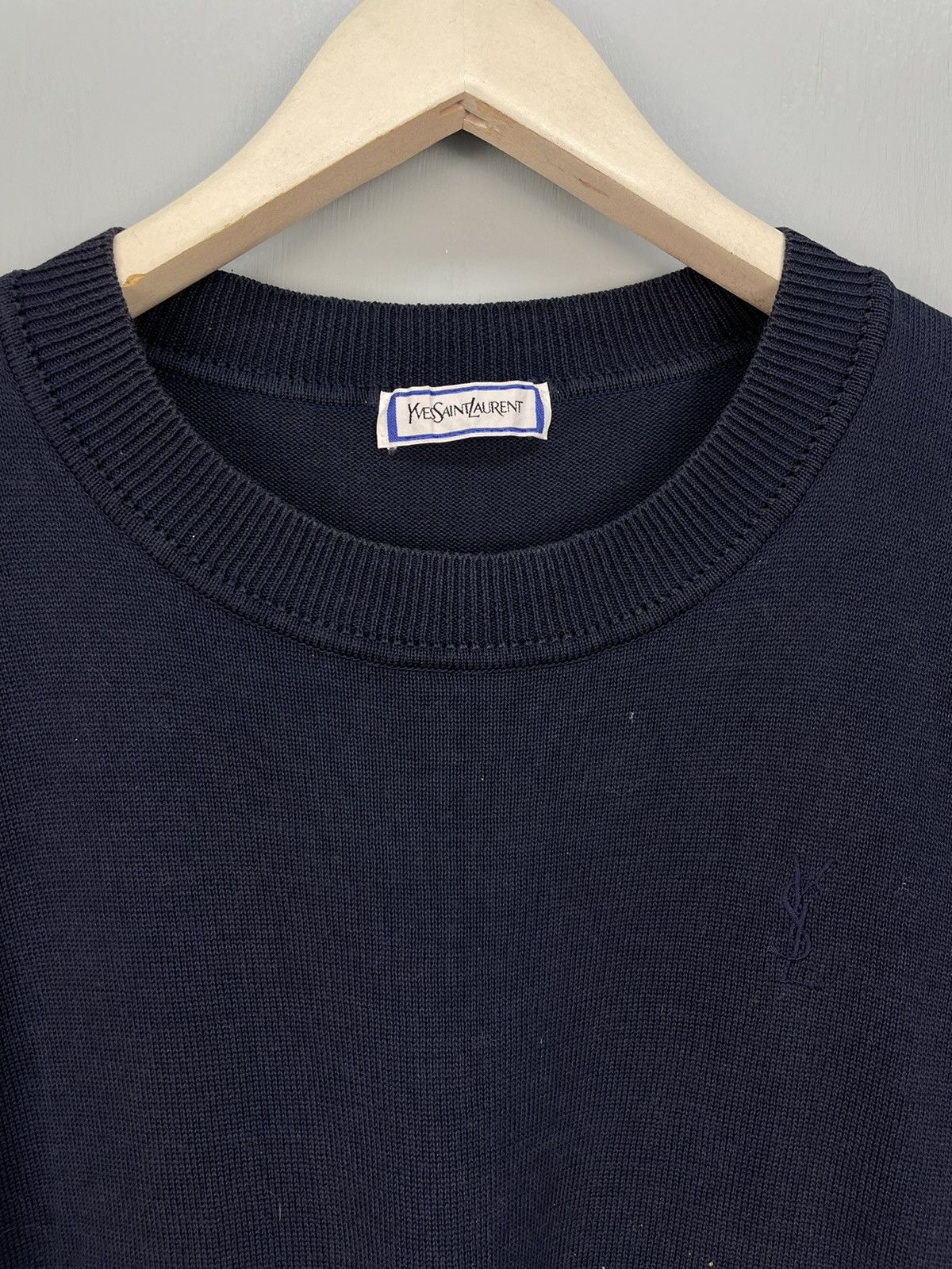 Vintage × Yves Saint Laurent Vintage Yves Saint Laurent short sleeve knitwear Size US M / EU 48-50 / 2 - 3 Thumbnail