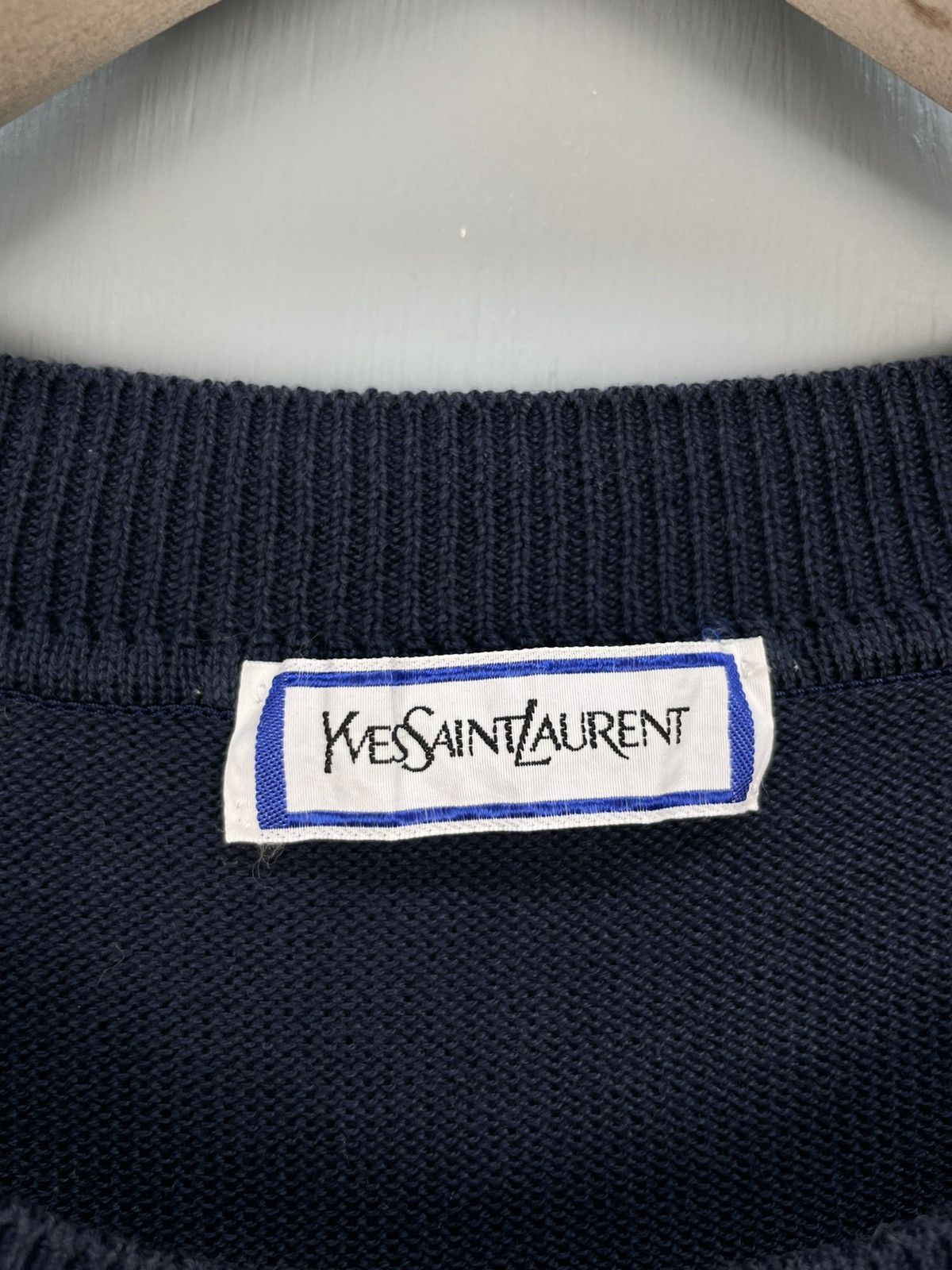 Vintage × Yves Saint Laurent Vintage Yves Saint Laurent short sleeve knitwear Size US M / EU 48-50 / 2 - 5 Thumbnail