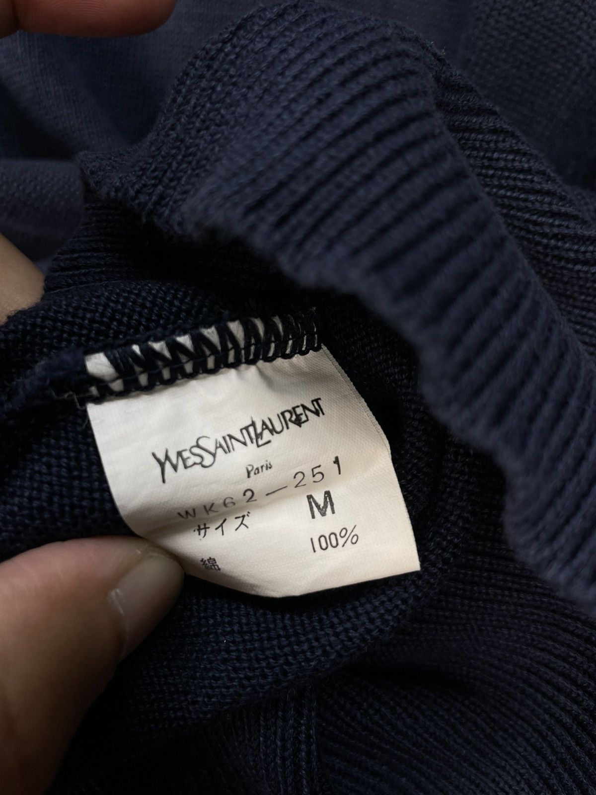 Vintage × Yves Saint Laurent Vintage Yves Saint Laurent short sleeve knitwear Size US M / EU 48-50 / 2 - 6 Thumbnail