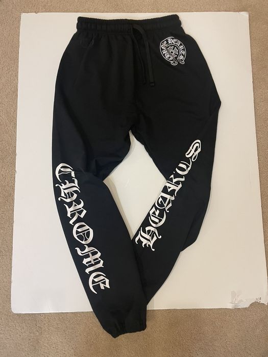 Chrome Hearts Chrome Hearts Black Horseshoe Sweatpants Joggers New ...