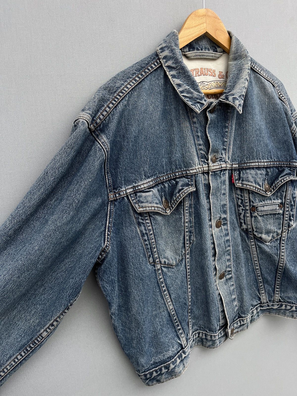 Levi's × Levi's Vintage Clothing 🔥Rare Vintage 90’s LEVIS DENIM Trucker Jacket XL Size US XL / EU 56 / 4 - 10 Thumbnail