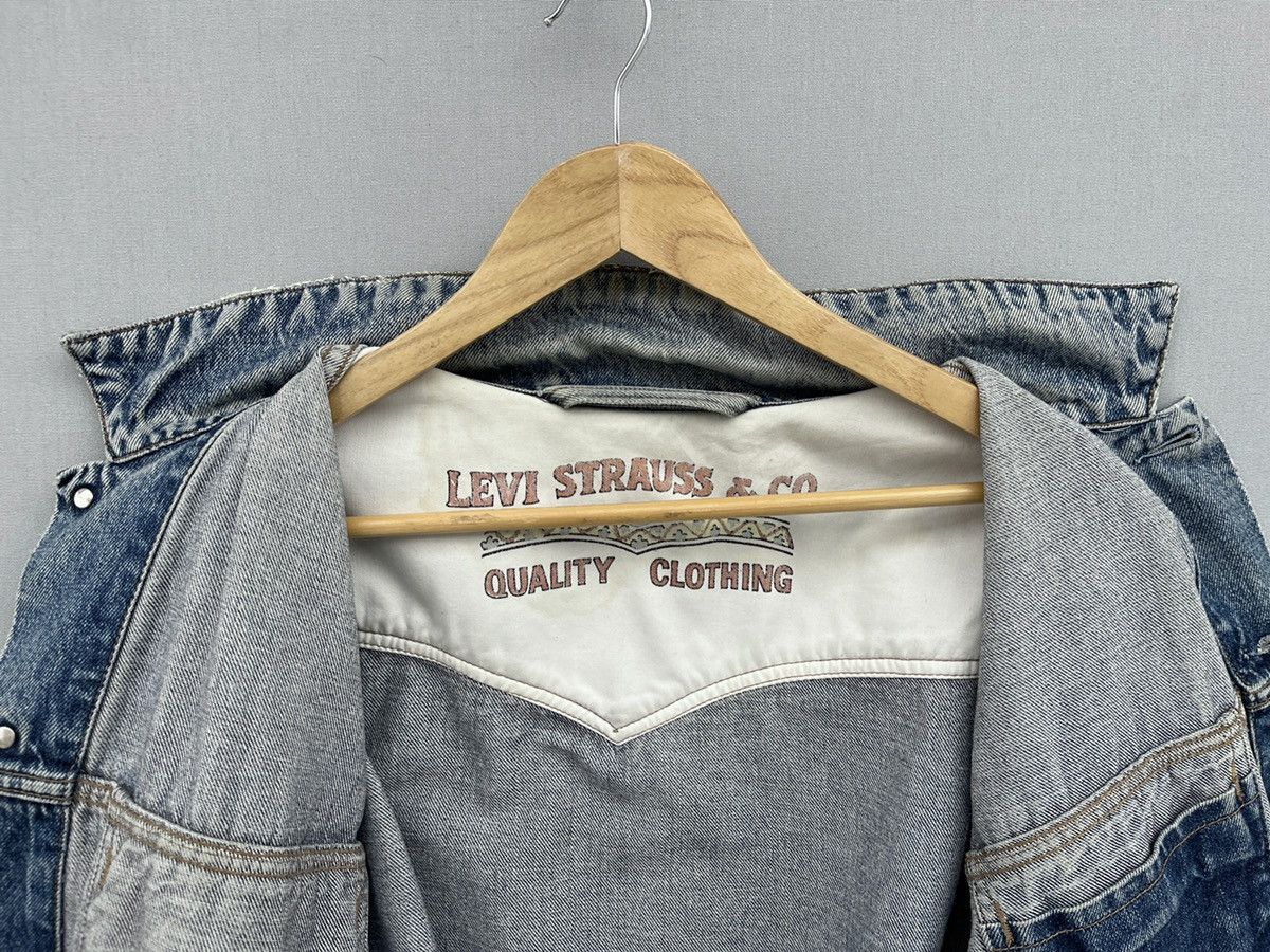 Levi's × Levi's Vintage Clothing 🔥Rare Vintage 90’s LEVIS DENIM Trucker Jacket XL Size US XL / EU 56 / 4 - 9 Thumbnail
