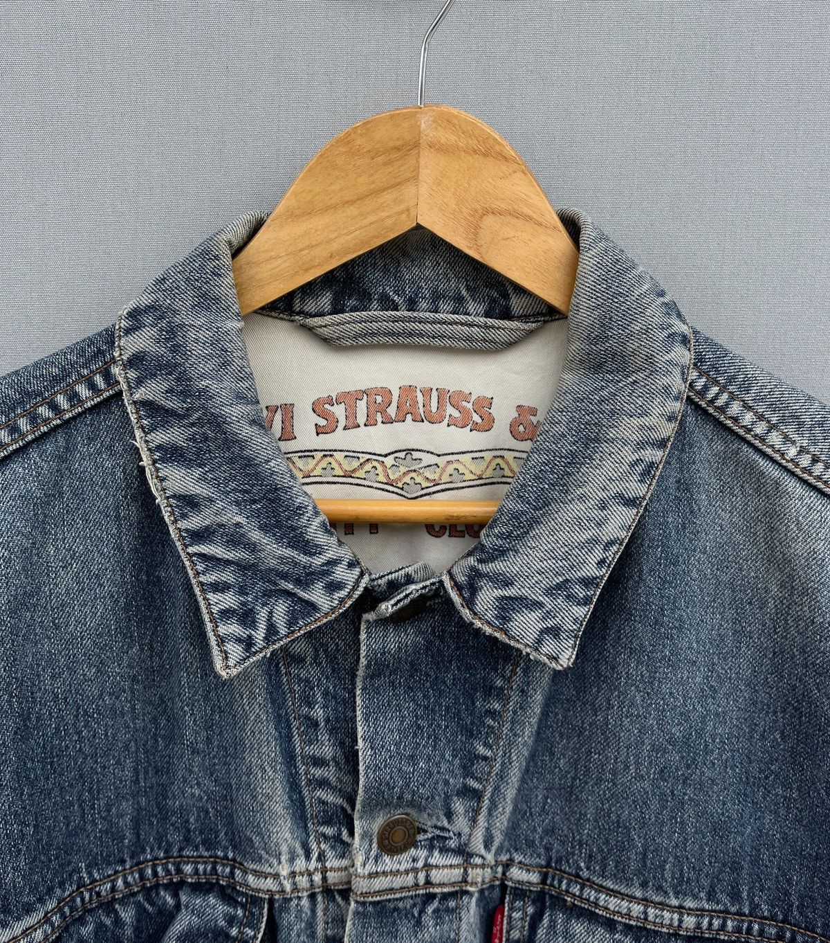Levi's × Levi's Vintage Clothing 🔥Rare Vintage 90’s LEVIS DENIM Trucker Jacket XL Size US XL / EU 56 / 4 - 8 Thumbnail