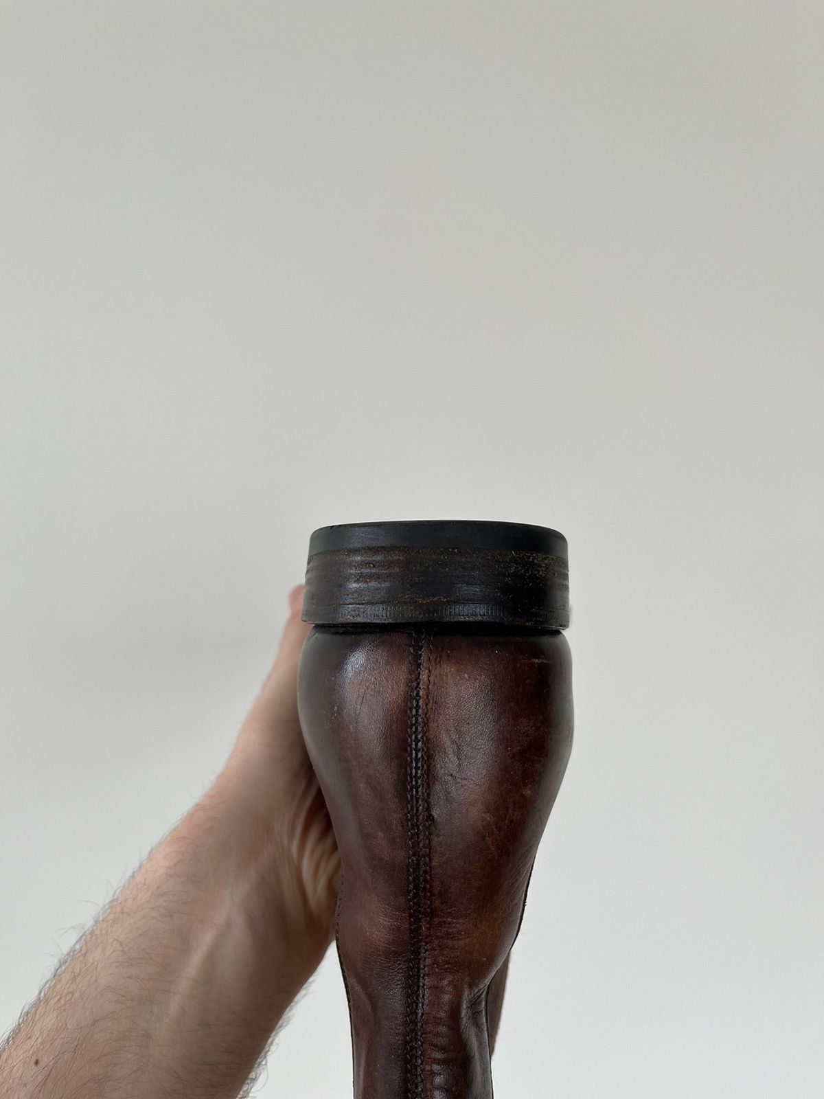 Handmade rrp 1300€ Paolo Scafora Handmade Leather Chelsea Boots Size US 8 / EU 41 - 17 Thumbnail