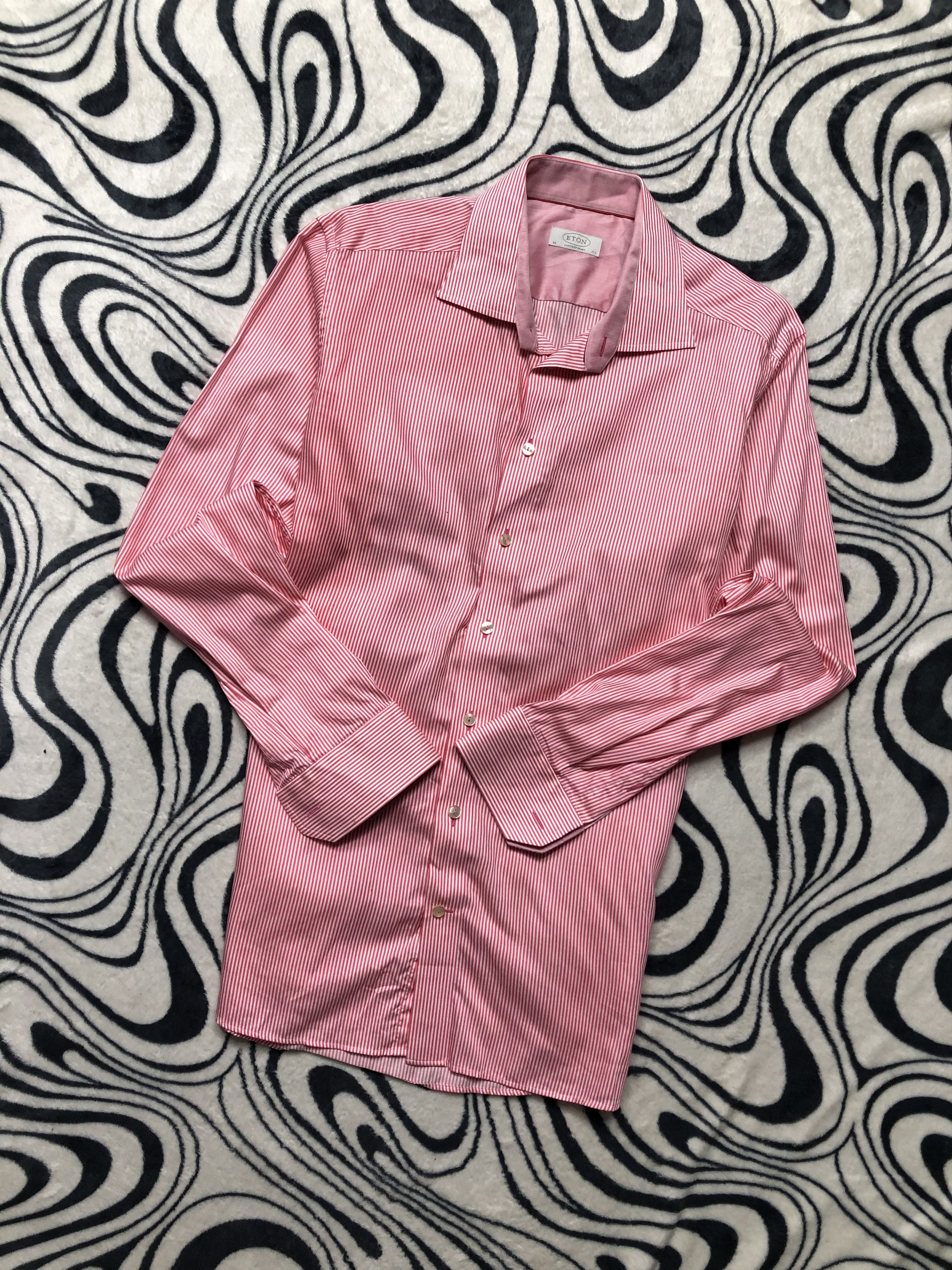 Eton Eton Vintage Mens Long Sleeve Shirt Size US XL / EU 56 / 4 - 1 Thumbnail