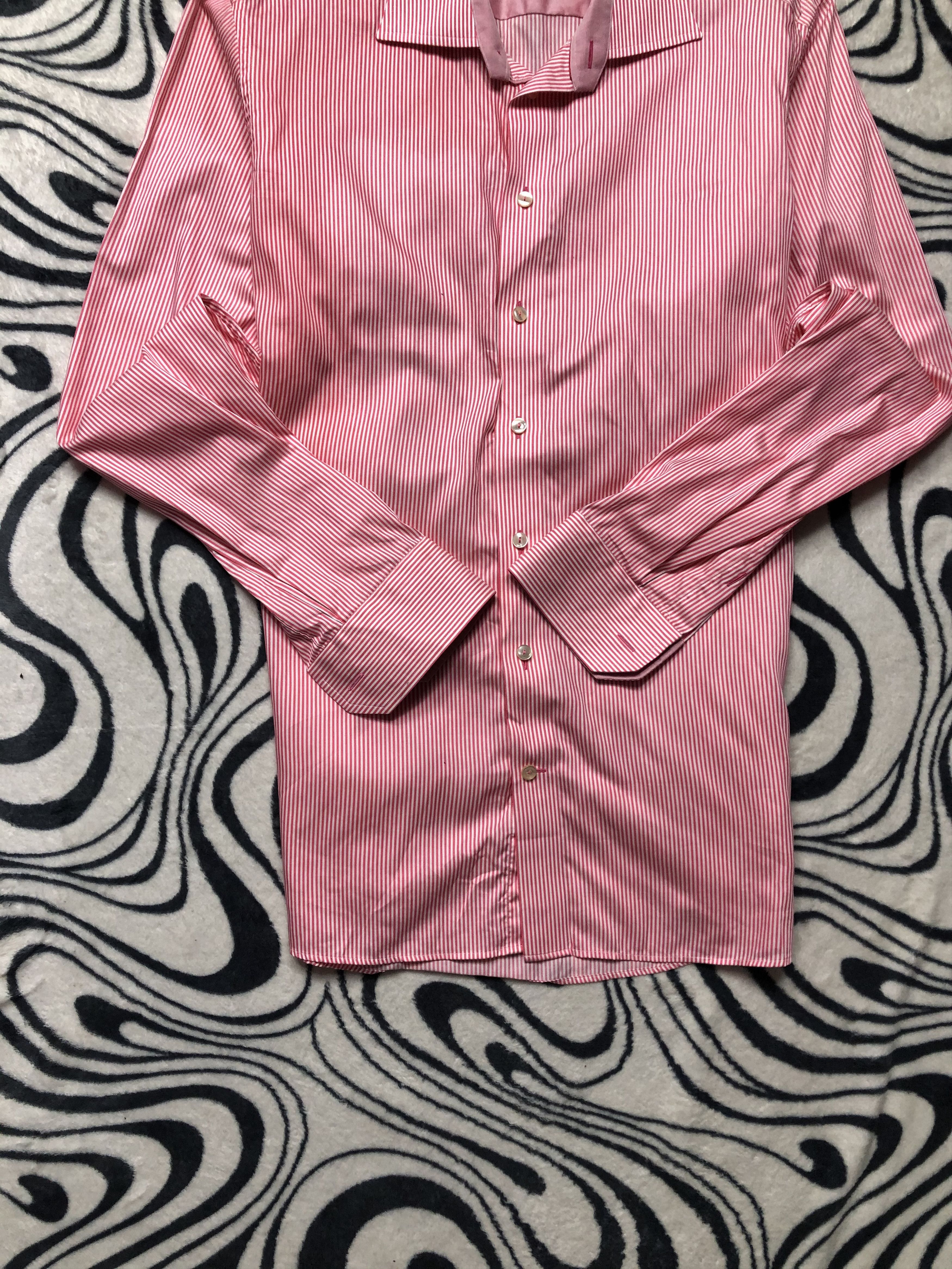 Eton Eton Vintage Mens Long Sleeve Shirt Size US XL / EU 56 / 4 - 3 Thumbnail