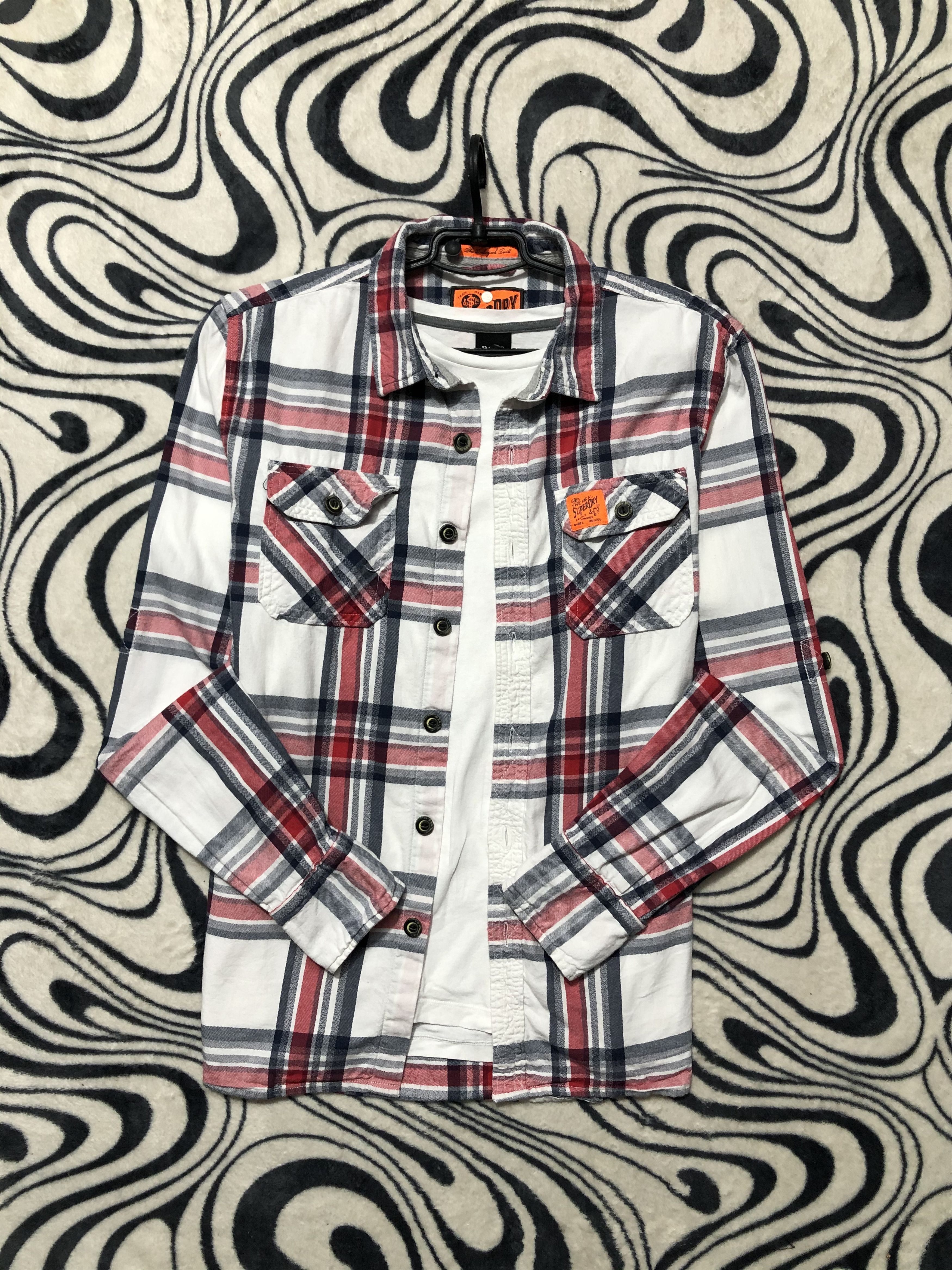 Superdry Mens Flannel Shirt Travis style