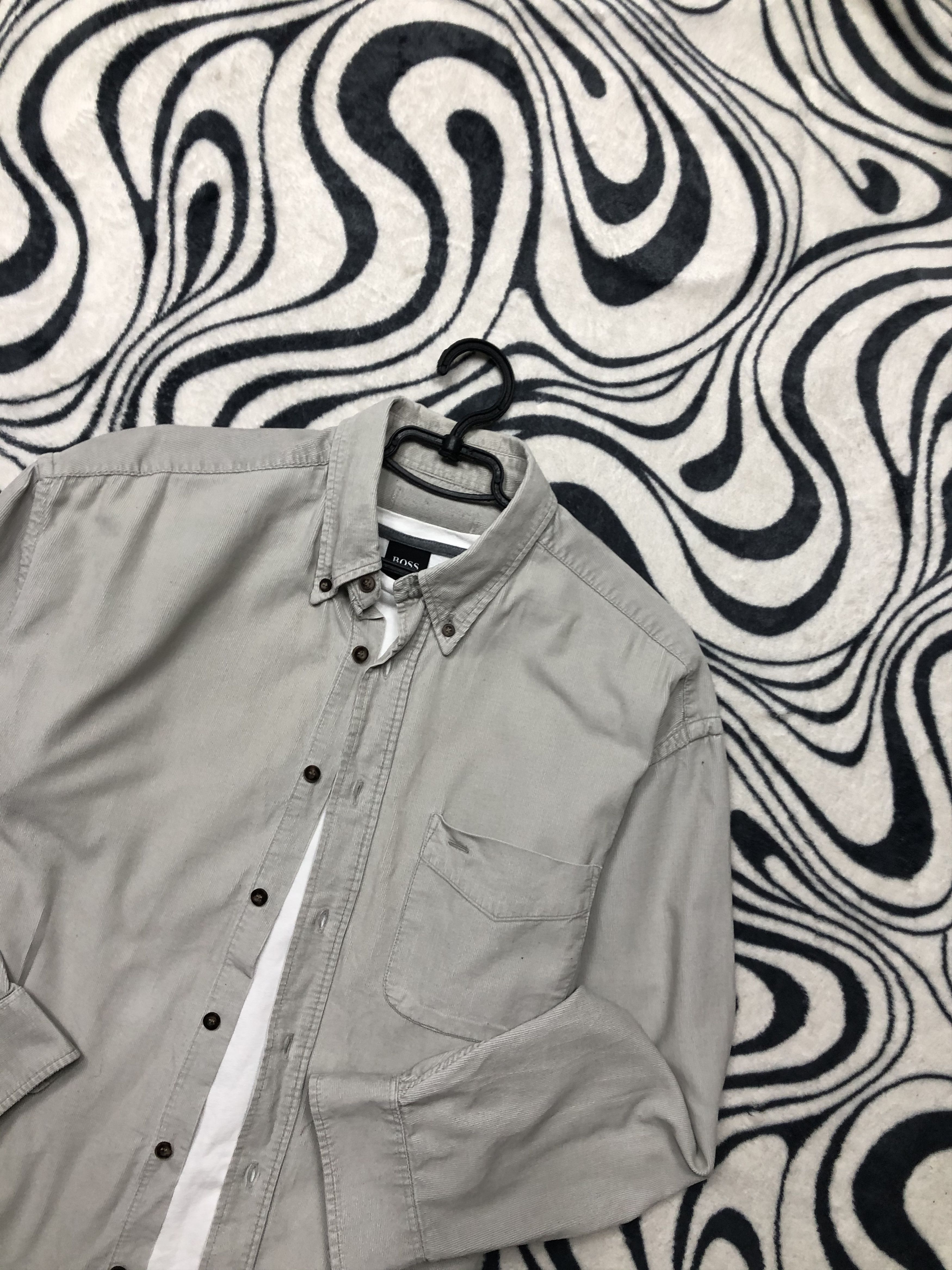 Flannel × Vintage Vintage Corduroy Flannel Mens Shirt Size US XL / EU 56 / 4 - 2 Thumbnail