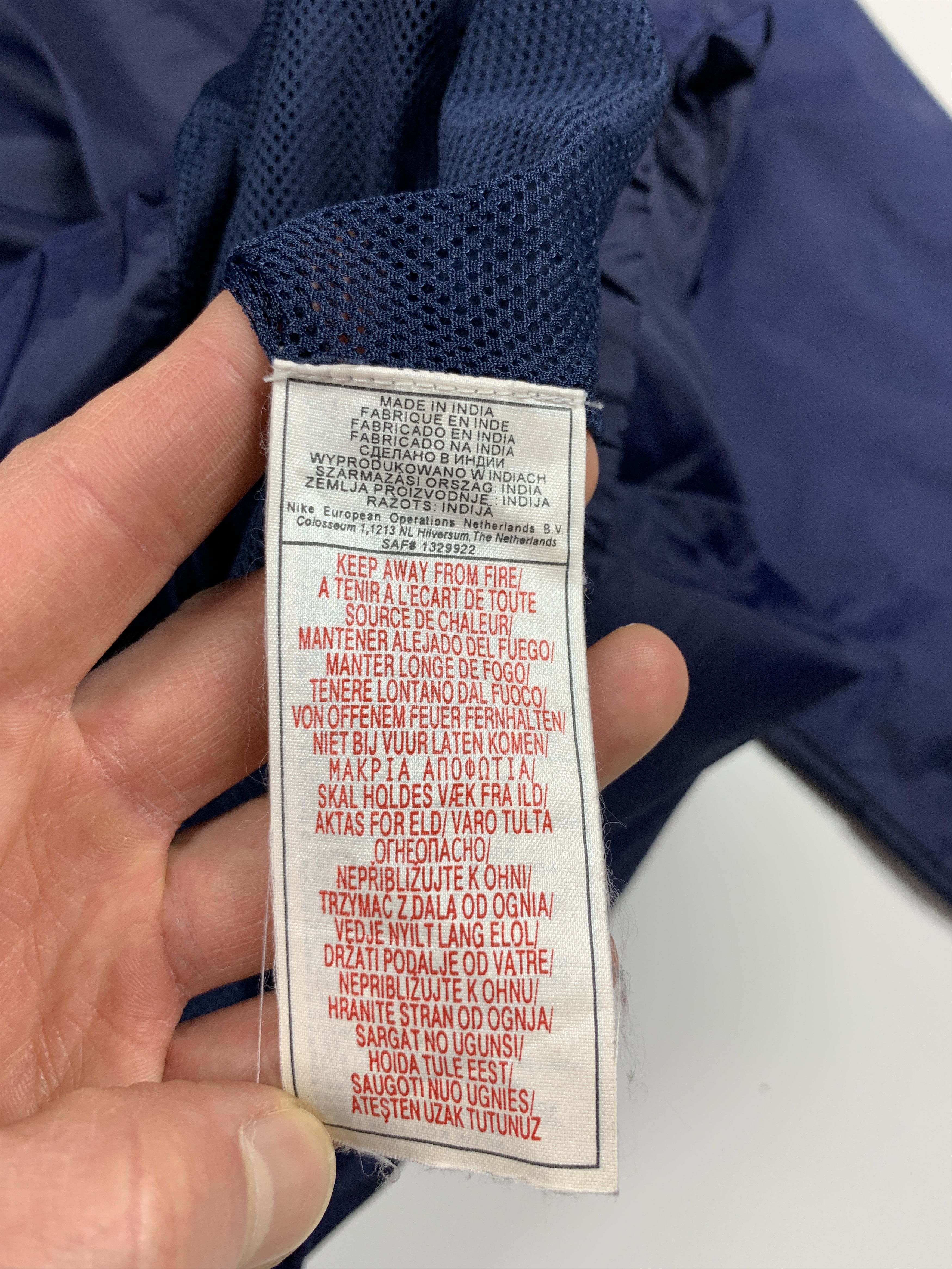 Nike × Vintage 00's Nike Vintage Men's Light Hooded Jacket Size US XXL / EU 58 / 5 - 7 Thumbnail