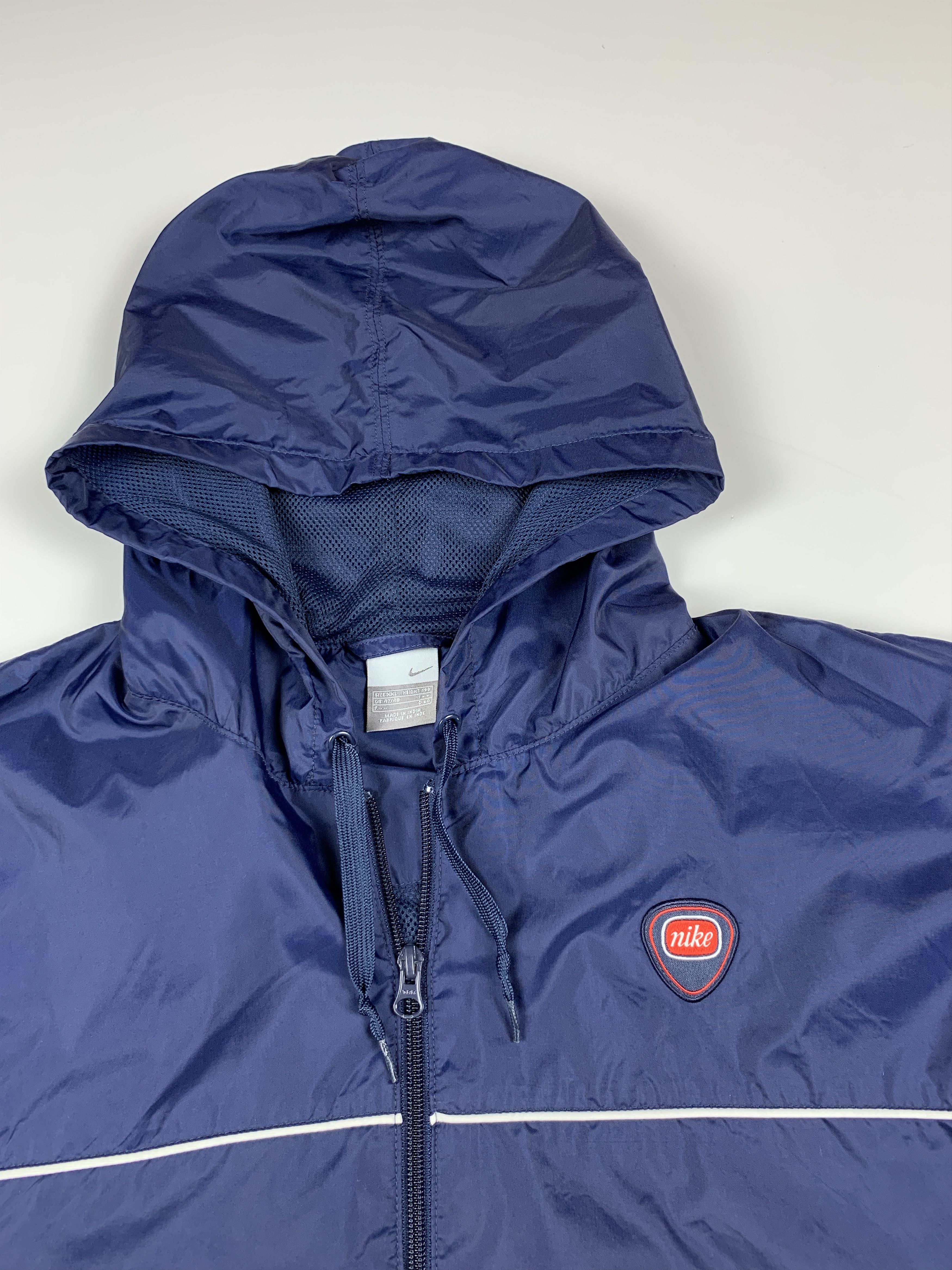 Nike × Vintage 00's Nike Vintage Men's Light Hooded Jacket Size US XXL / EU 58 / 5 - 3 Thumbnail