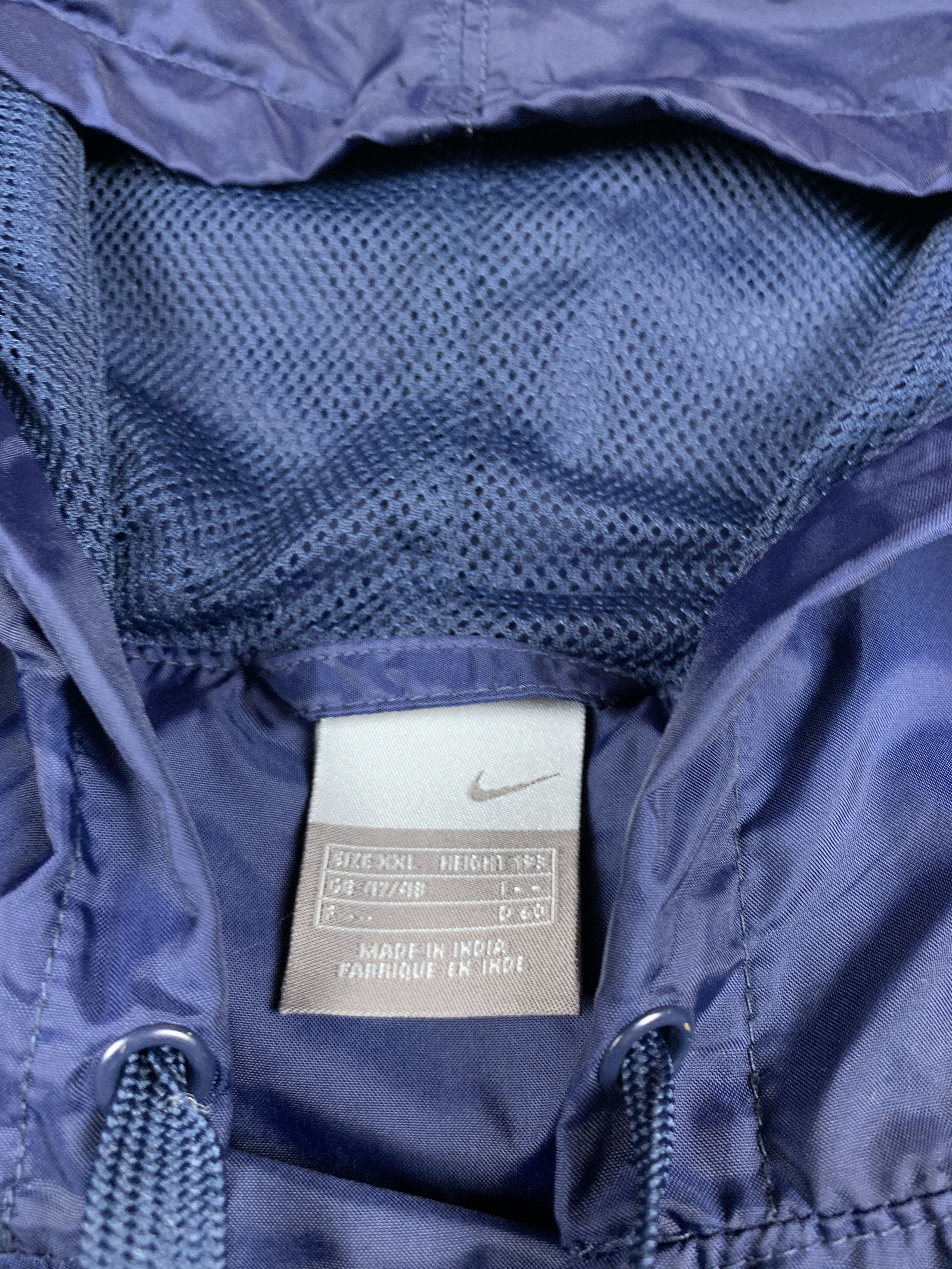 Nike × Vintage 00's Nike Vintage Men's Light Hooded Jacket Size US XXL / EU 58 / 5 - 6 Thumbnail