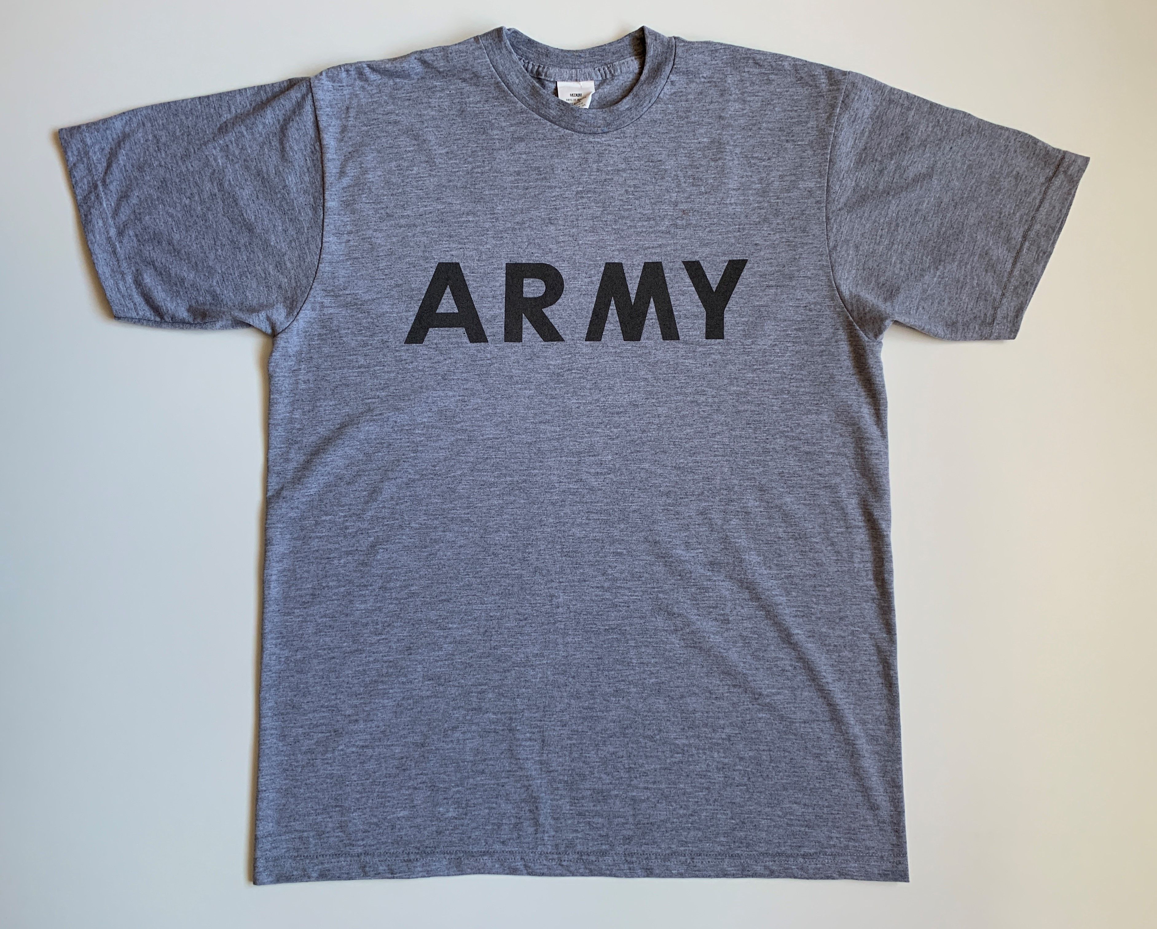 Vintage ARMY Reflective Logo Physical Fitness Uniform Mens T-shirt Size US M / EU 48-50 / 2 - 1 Thumbnail