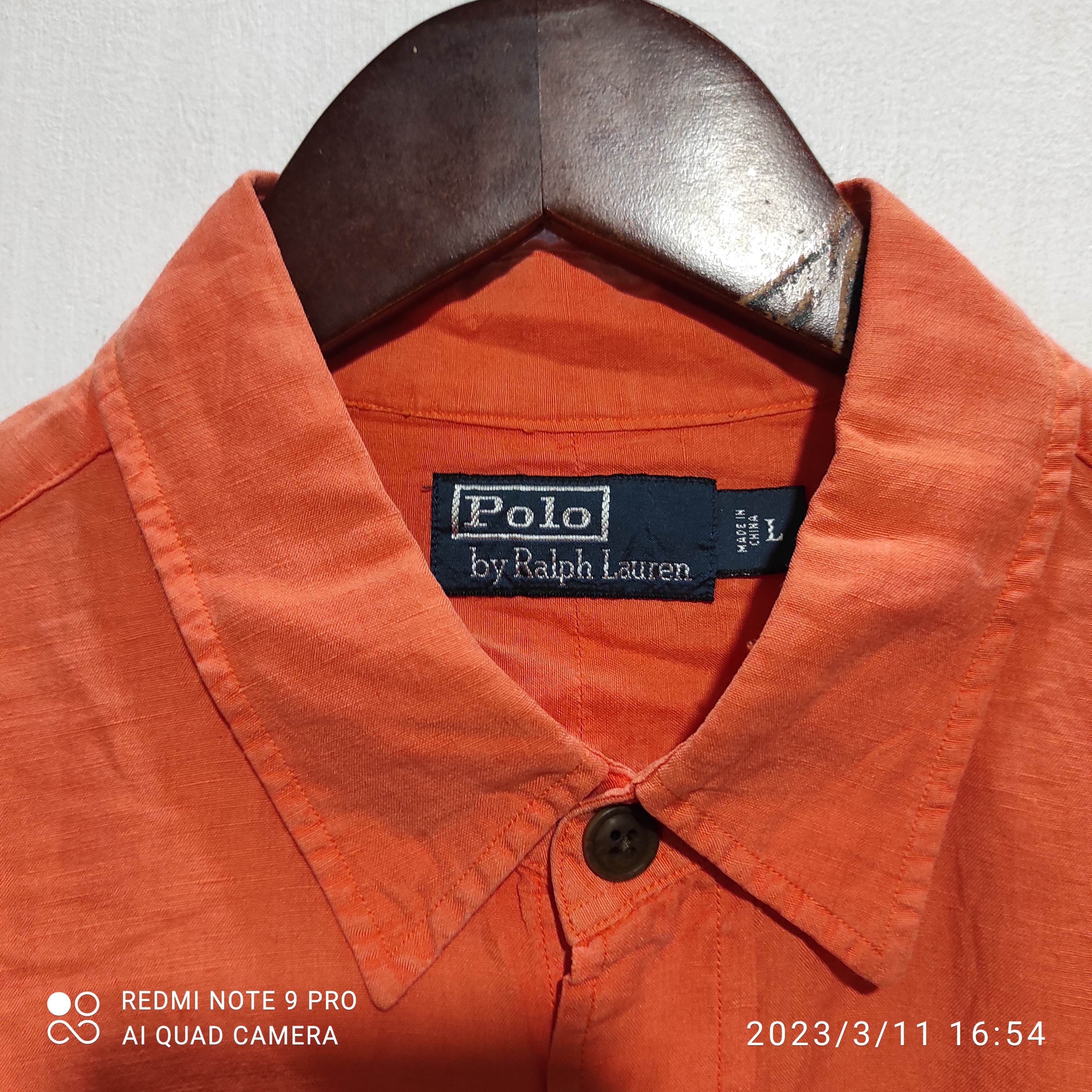 Polo Ralph Lauren Polo Ralph Lauren Linen Silk Dragon Asian Graphics Shirt Size US L / EU 52-54 / 3 - 4 Thumbnail