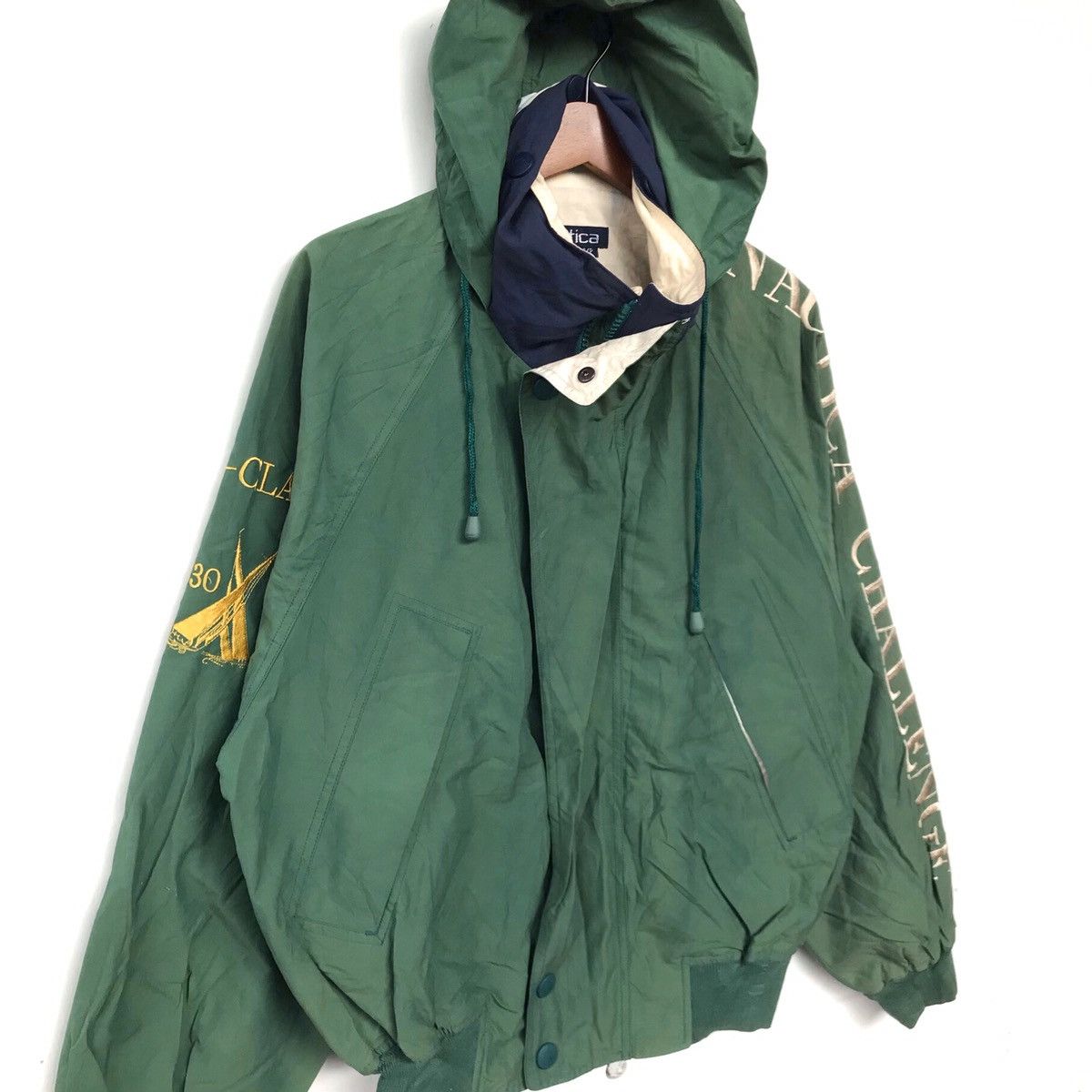 Nautica Vintage Nautica Challenge Zip Up Jacket Size US L / EU 52-54 / 3 - 3 Thumbnail