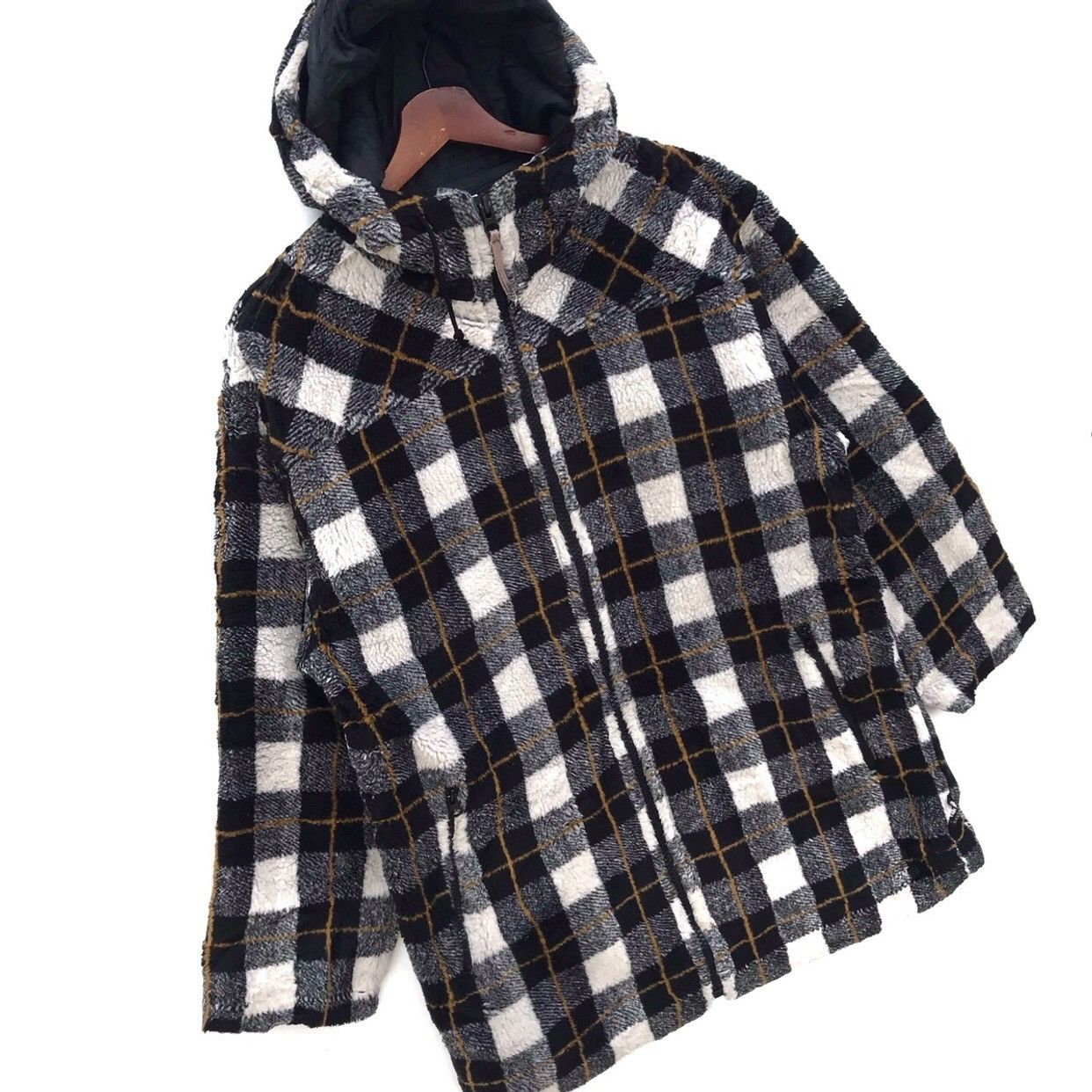 Ellesse Ellesse Flannel Hoodie Zipper Trench Jacket Size US L / EU 52-54 / 3 - 2 Thumbnail