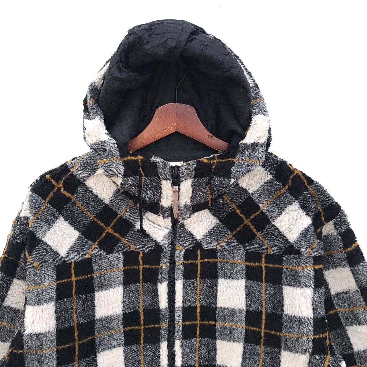 Ellesse Ellesse Flannel Hoodie Zipper Trench Jacket Size US L / EU 52-54 / 3 - 5 Thumbnail