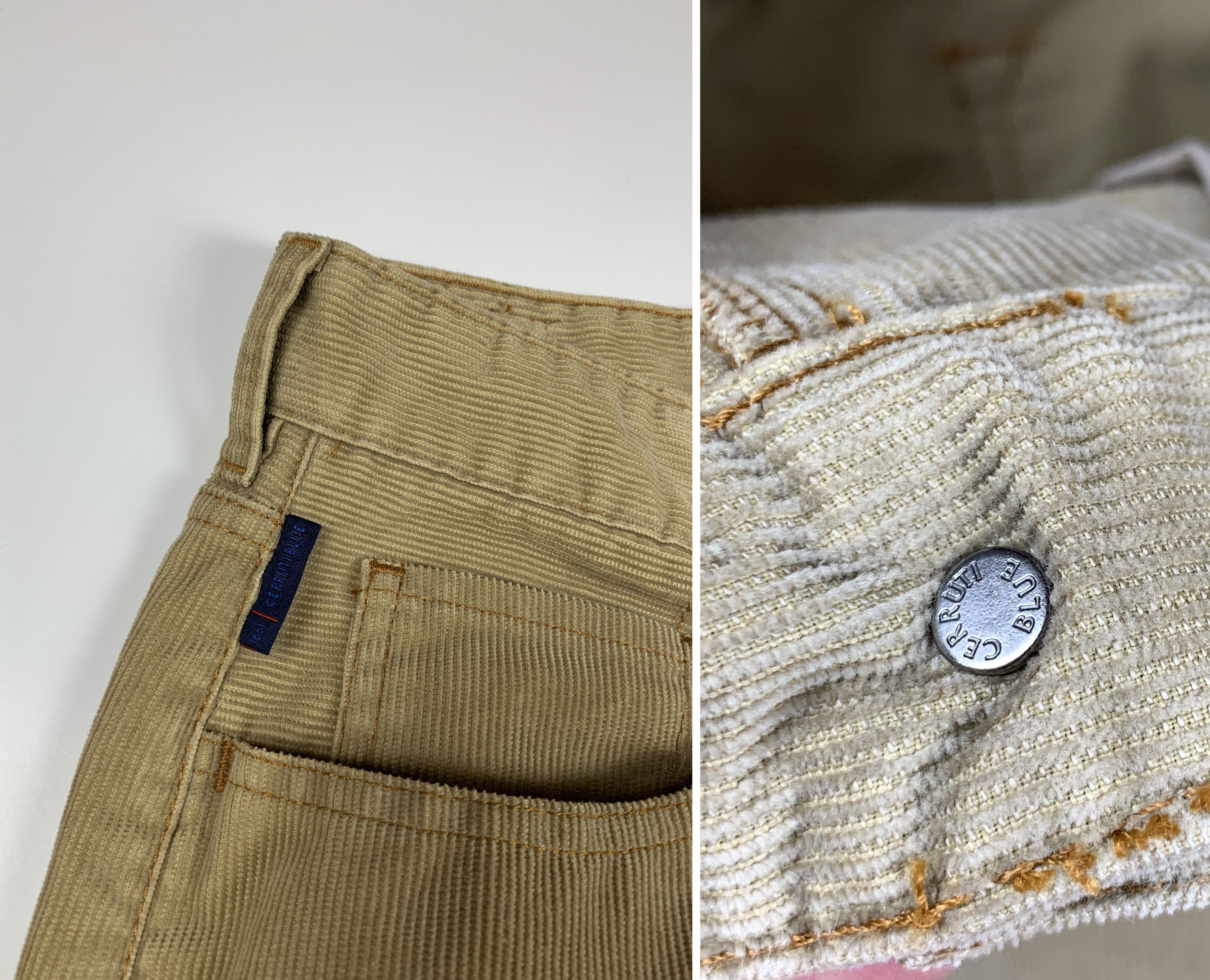Cerruti 1881 Men's Cerruti Blue 1881 Corduroy Pants Size US 38 / EU 54 - 7 Thumbnail