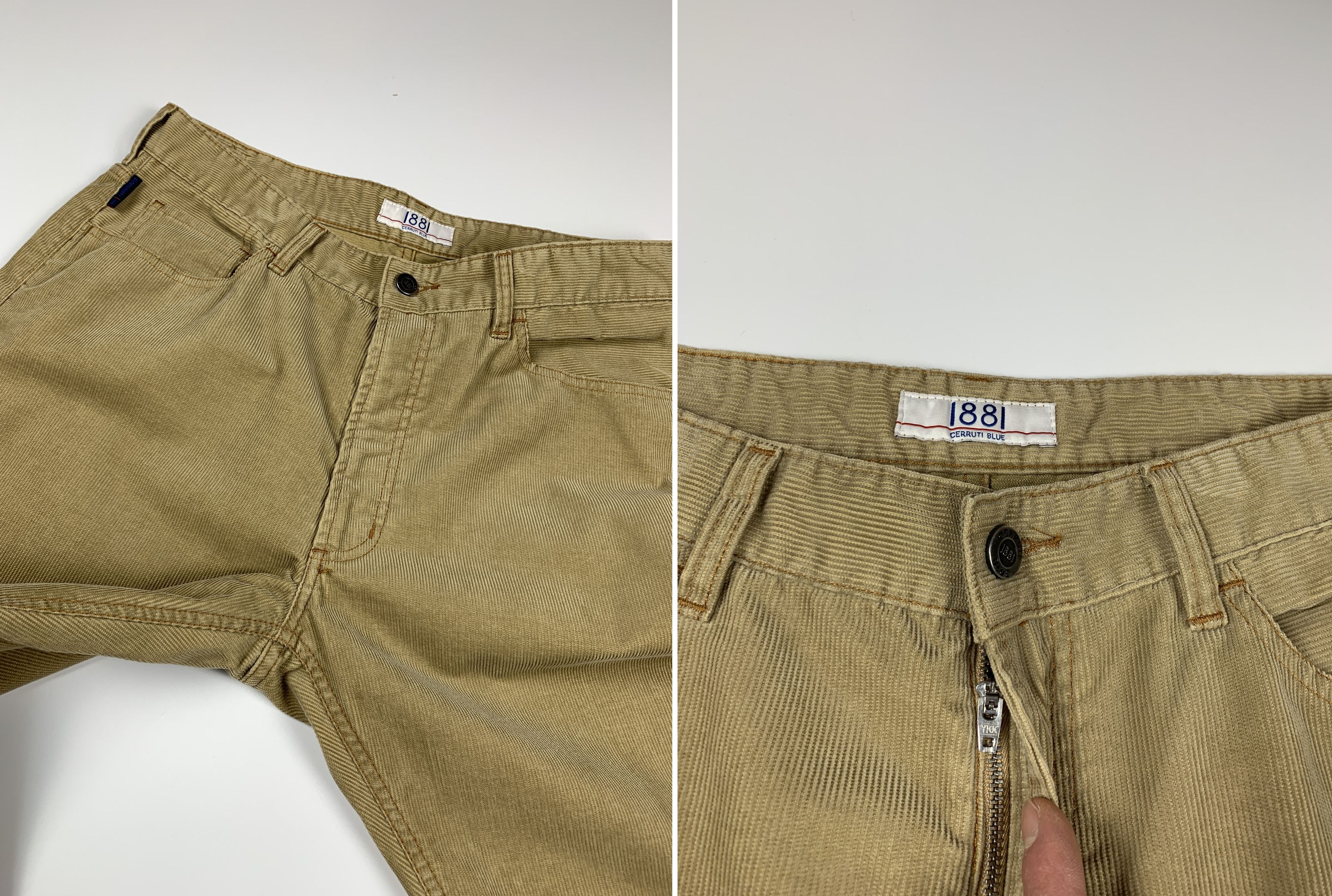 Cerruti 1881 Men's Cerruti Blue 1881 Corduroy Pants Size US 38 / EU 54 - 10 Thumbnail