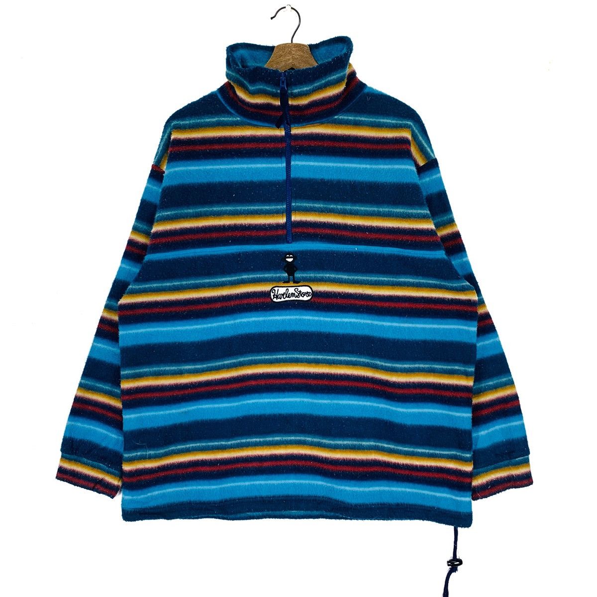 Japanese Brand Vintage Harlem Store Bandana Native TurtleNeck Sweatshirt Size US XL / EU 56 / 4 - 1 Thumbnail
