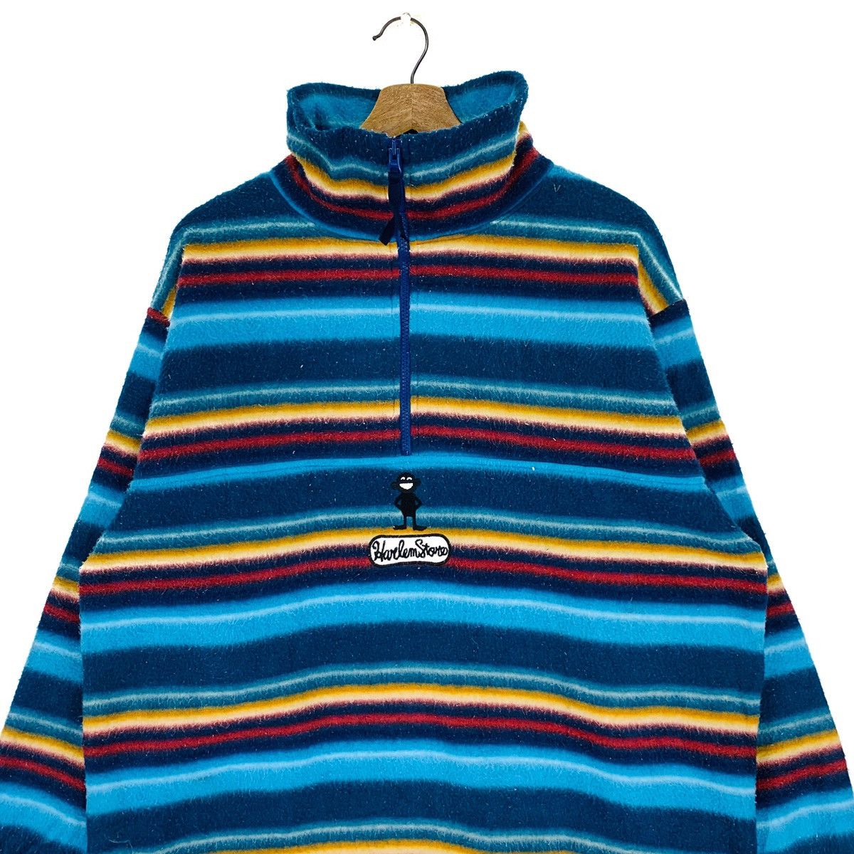 Japanese Brand Vintage Harlem Store Bandana Native TurtleNeck Sweatshirt Size US XL / EU 56 / 4 - 2 Thumbnail