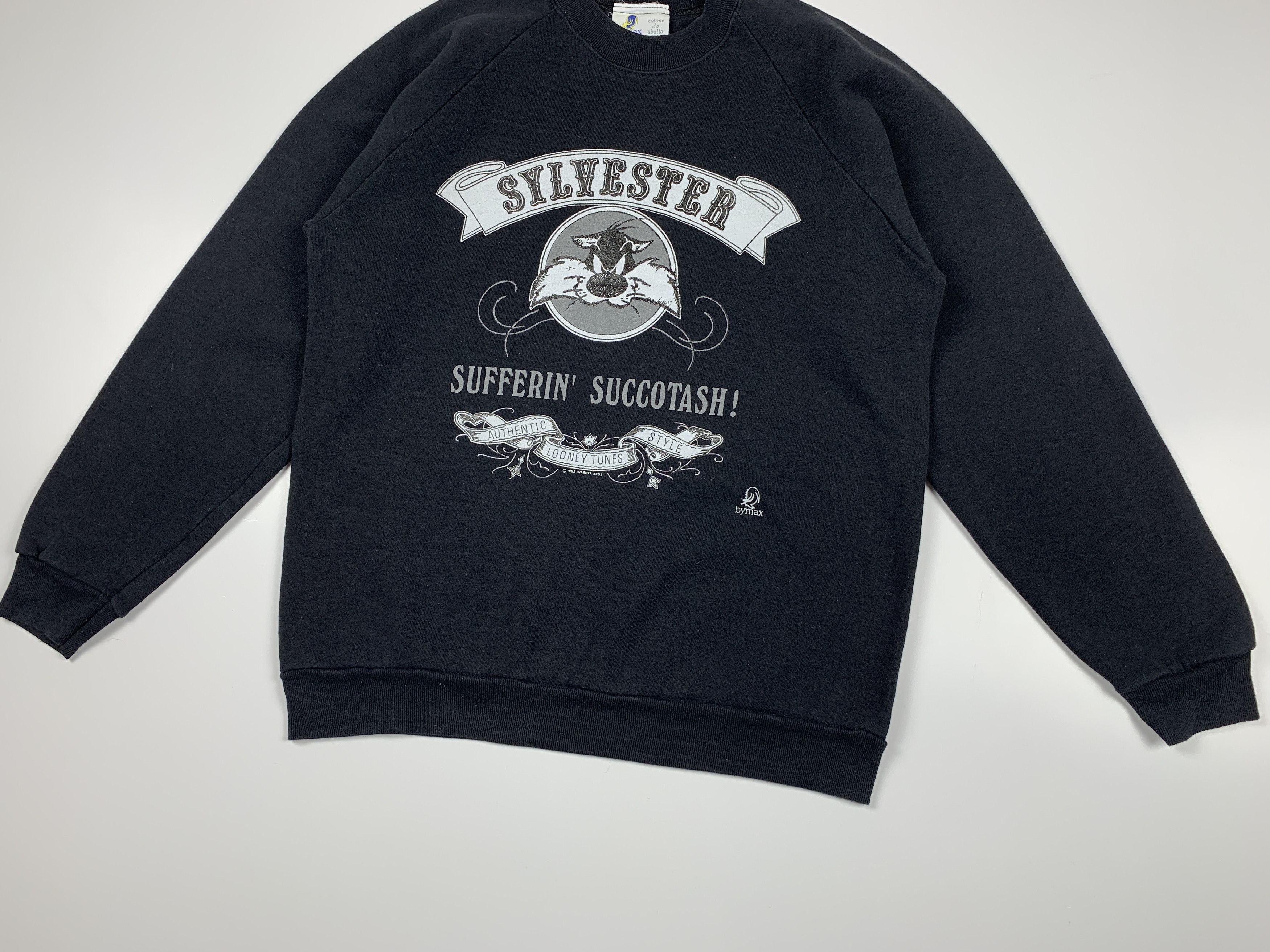 Cartoon Network 90's Sylvester 1995 Warner Bros Vintage Men's Sweatshirt Size US M / EU 48-50 / 2 - 3 Thumbnail