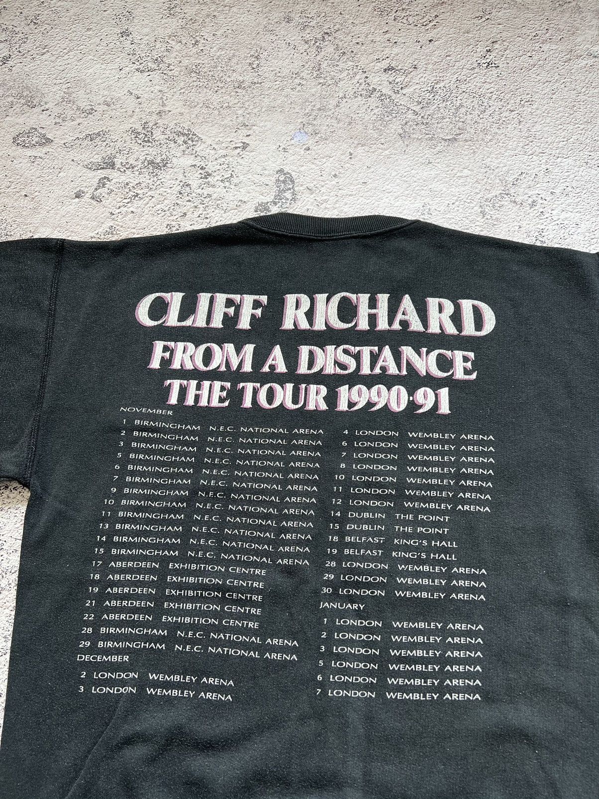 Band Tees × Vintage VINTAGE RARE CLIFF RICHARD 1990-91 Sweatshirt Size US S / EU 44-46 / 1 - 9 Thumbnail
