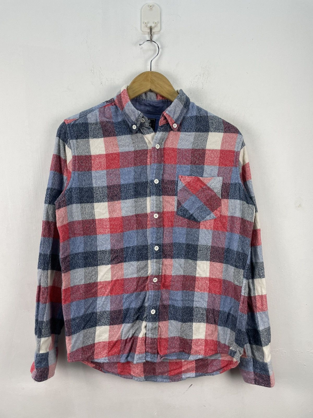 Beams Plus 🇯🇵Japanese Brand Beams Flannel Wool Shirt Plaid Tartan Size US S / EU 44-46 / 1 - 1 Thumbnail