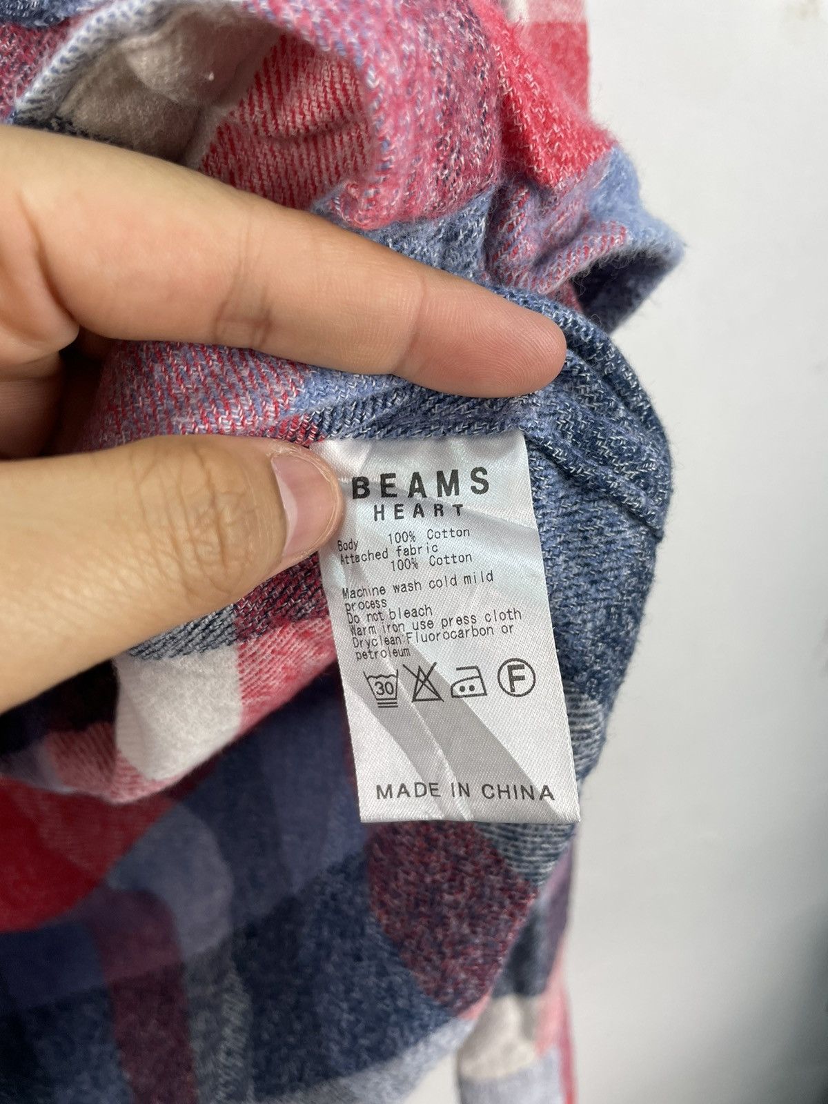 Beams Plus 🇯🇵Japanese Brand Beams Flannel Wool Shirt Plaid Tartan Size US S / EU 44-46 / 1 - 4 Thumbnail