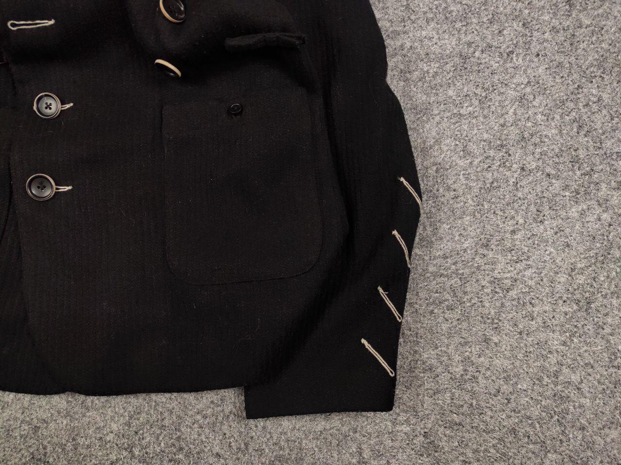 Other Holonomic Designer Japanese Black Womens Jacket Size S / US 4 / IT 40 - 10 Thumbnail