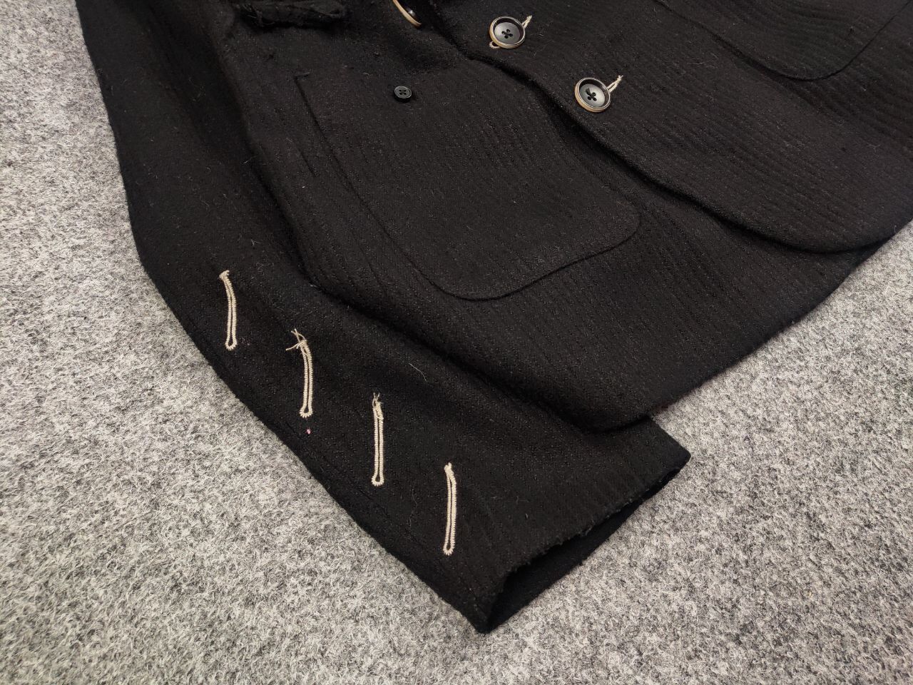 Other Holonomic Designer Japanese Black Womens Jacket Size S / US 4 / IT 40 - 6 Thumbnail