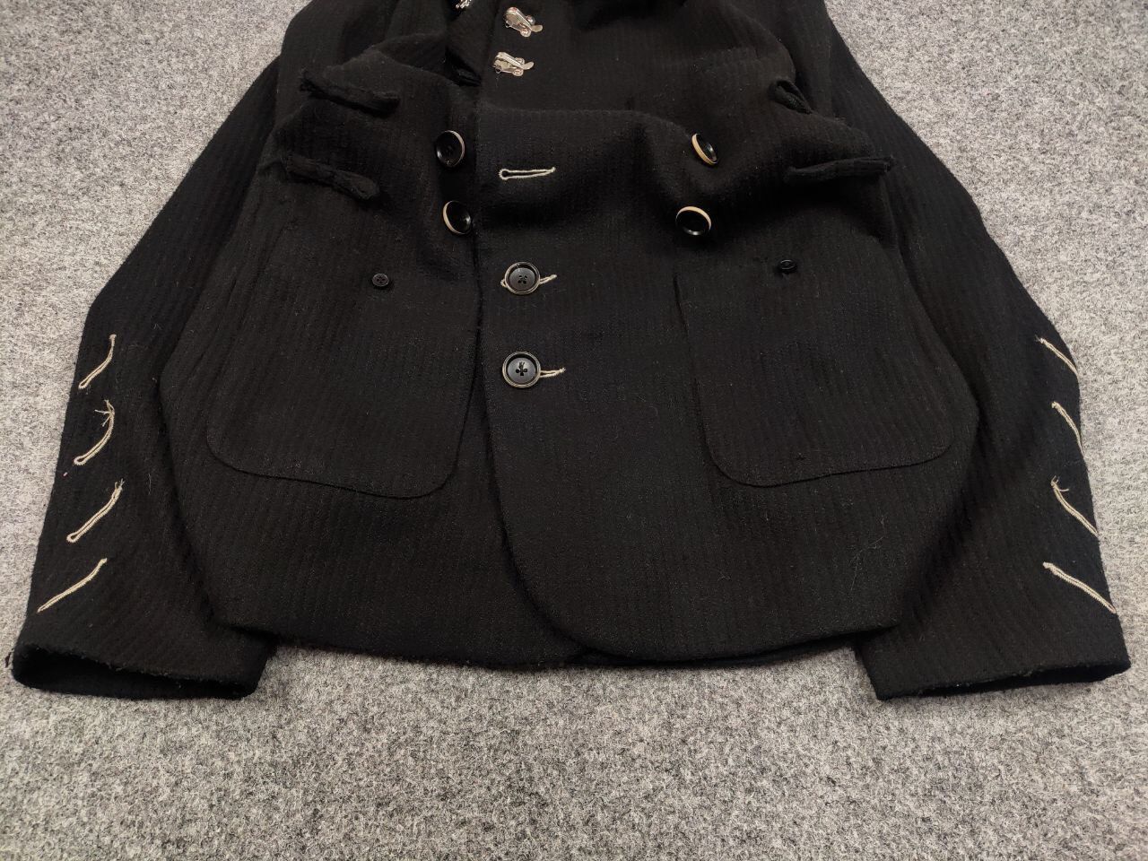 Other Holonomic Designer Japanese Black Womens Jacket Size S / US 4 / IT 40 - 9 Thumbnail